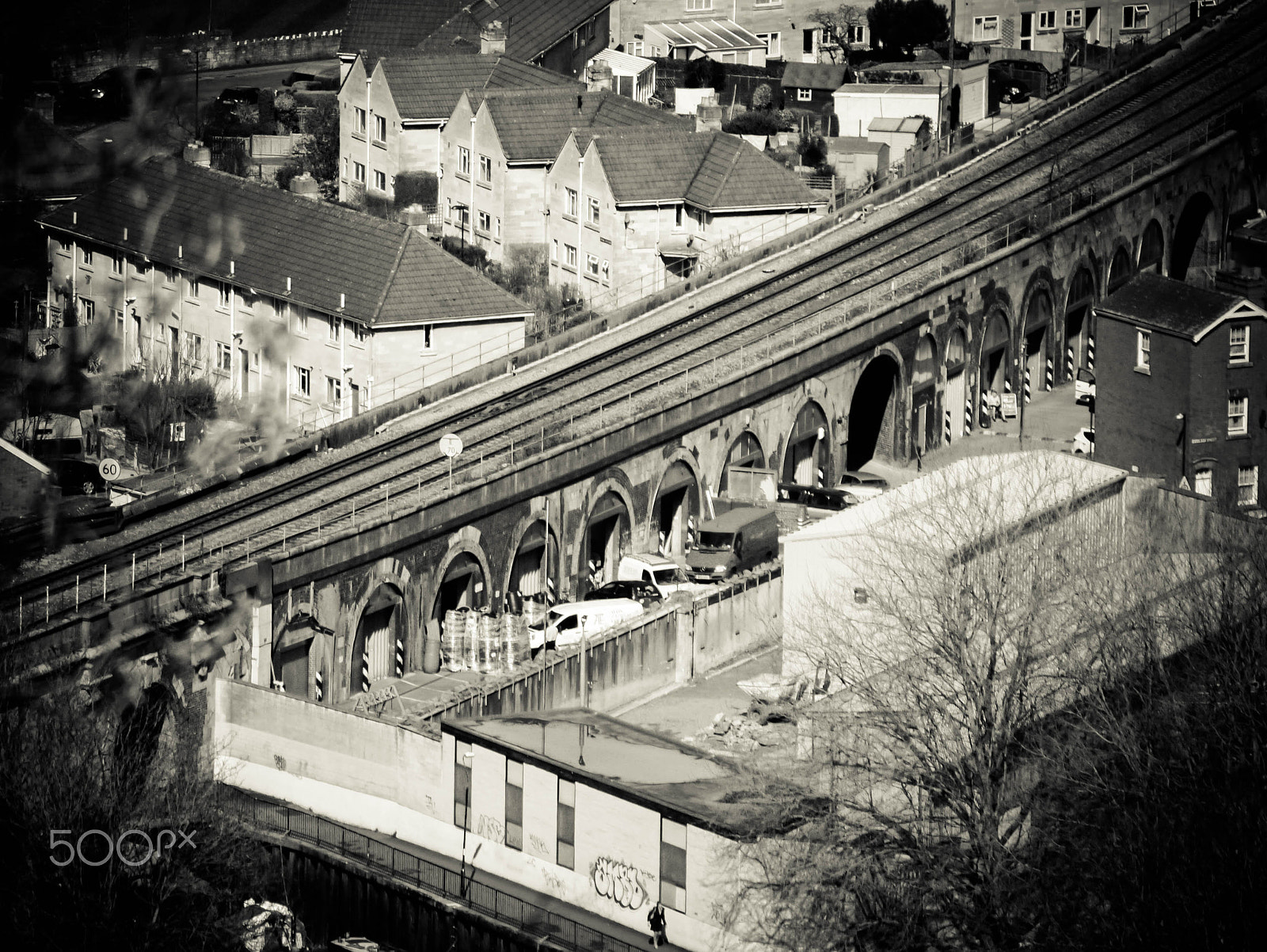 Panasonic Lumix DMC-G3 + OLYMPUS DIGITAL 40-150mm Lens sample photo. Train tracks photography