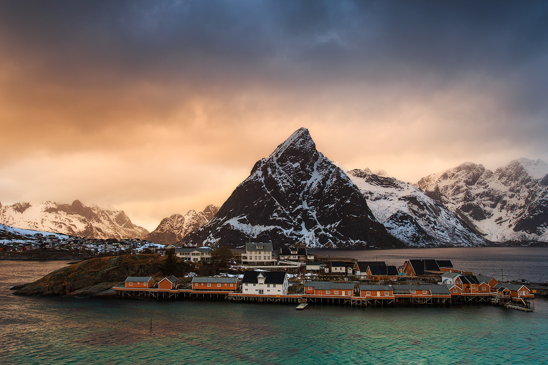 Canon EOS 6D + Canon EF 16-35mm F2.8L USM sample photo. Sakrisoy, lofoten, norway photography