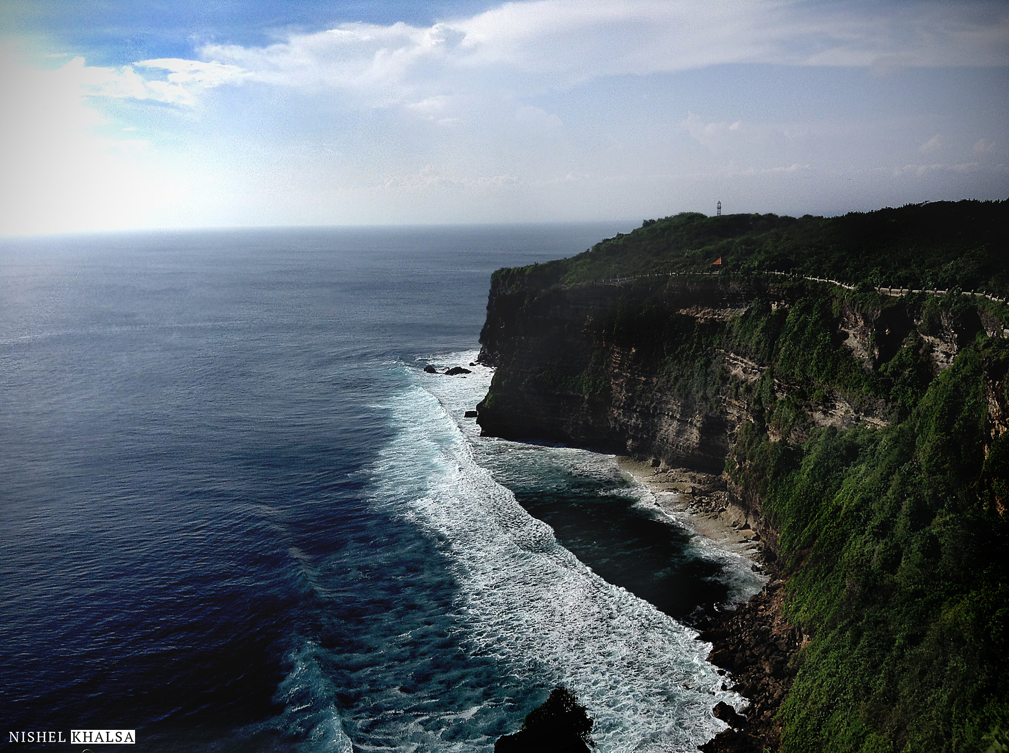 iPod touch back camera 3.3mm f/2.4 sample photo. Uluwatu temple, bali photography