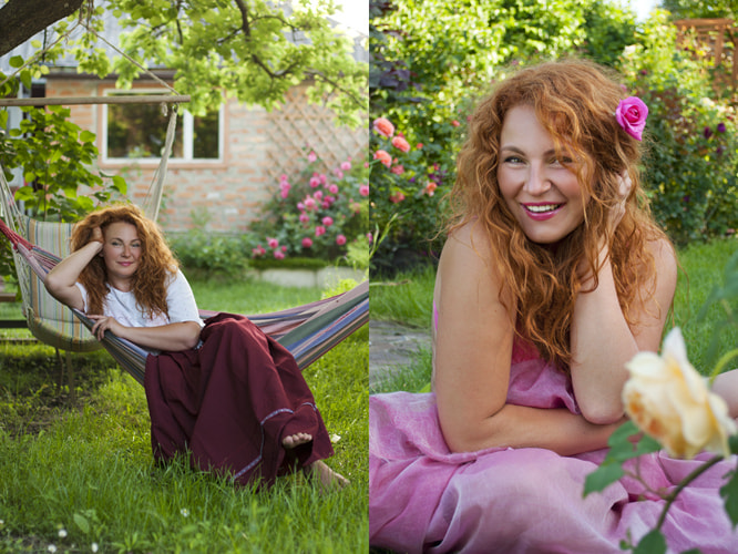 Canon EOS 30D + Canon EF 50mm F1.4 USM sample photo. Adult woman resting hammock in garden of country house photography