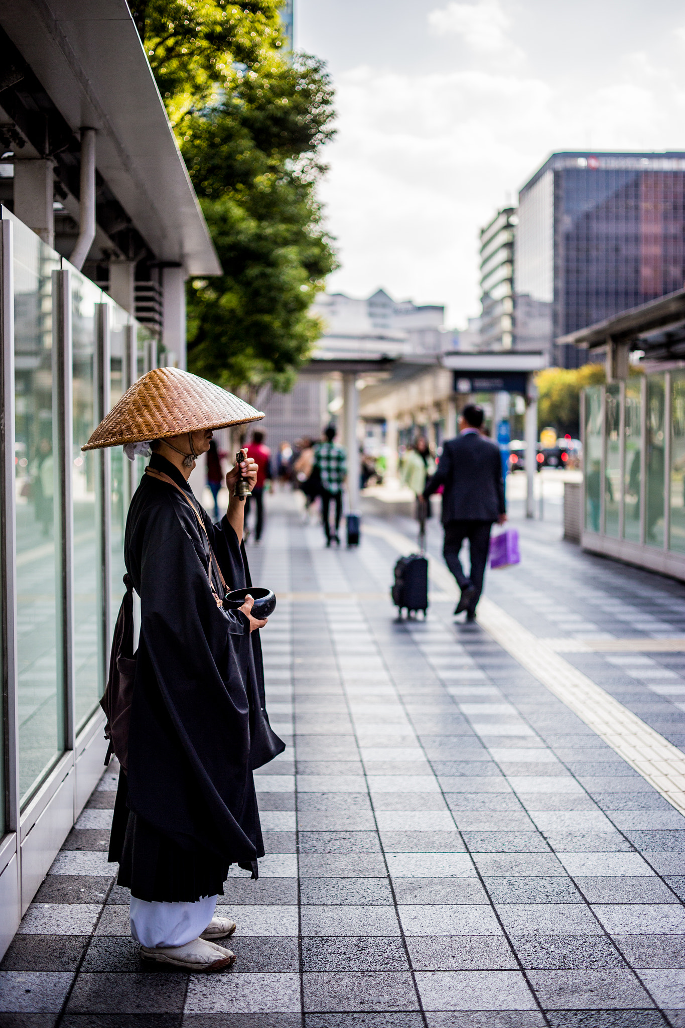 ZEISS Makro-Planar T* 50mm F2 sample photo. 虚無僧-begging zen priest of the fuke sect- photography