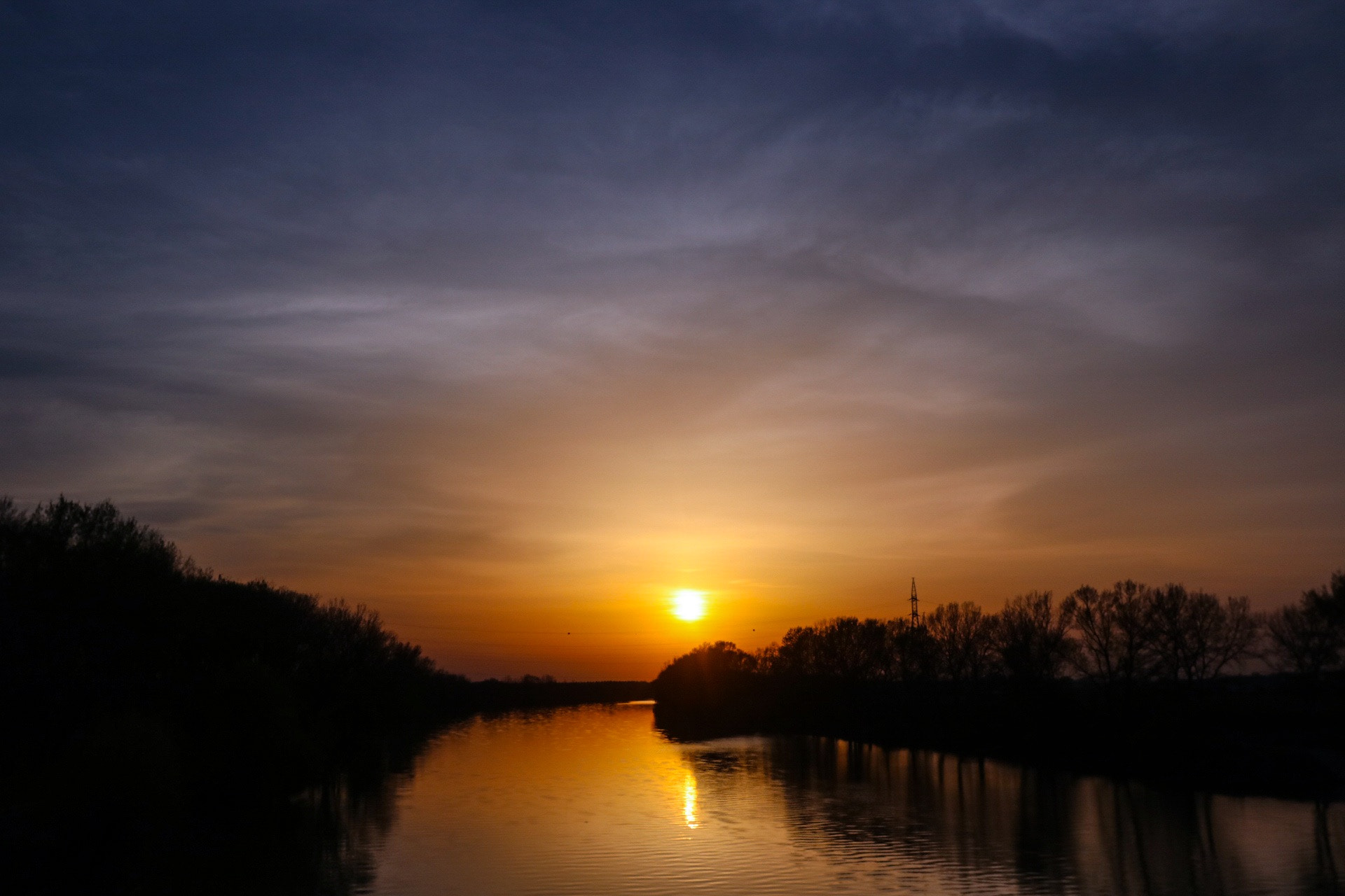 Canon EOS 750D (EOS Rebel T6i / EOS Kiss X8i) + Canon EF 20mm F2.8 USM sample photo. Sunset over the river. photography