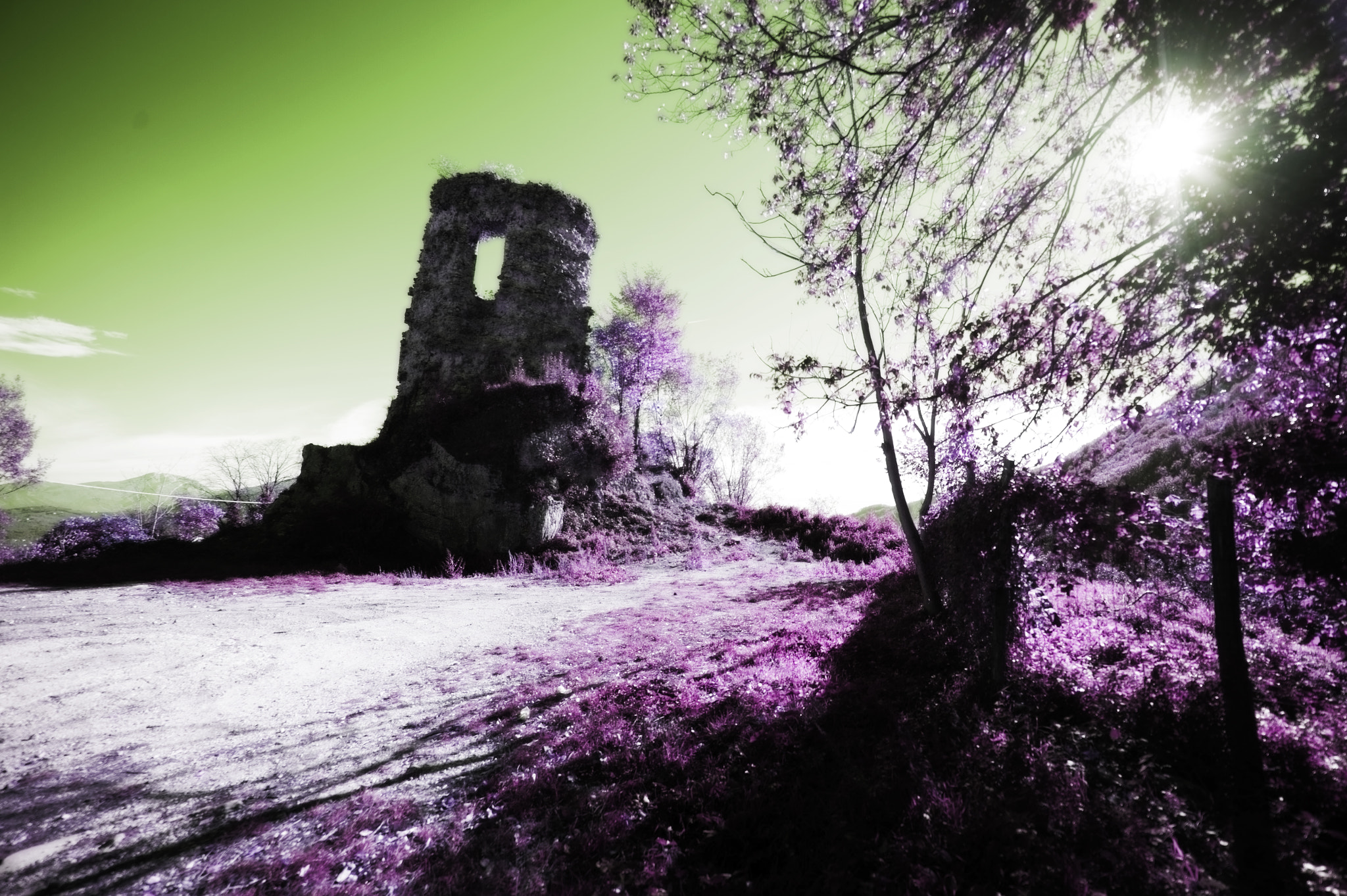 Nikon Df sample photo. Monteforte infrared photography