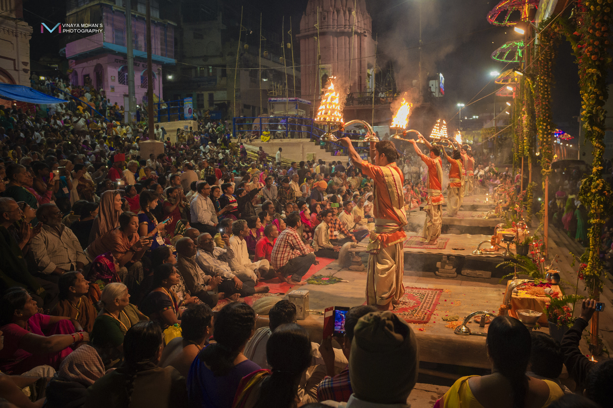 Nikon AF-S Nikkor 24mm F1.4G ED sample photo. Ganga aarthi photography