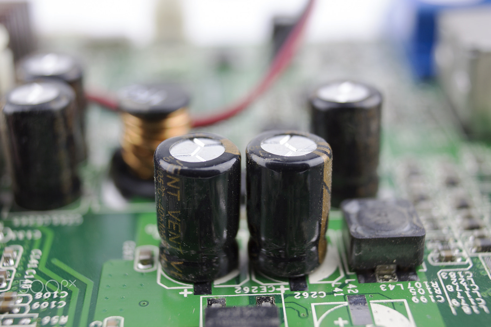 Canon EF-S 18-55mm F3.5-5.6 III sample photo. Electronic components, integrated circuit photography