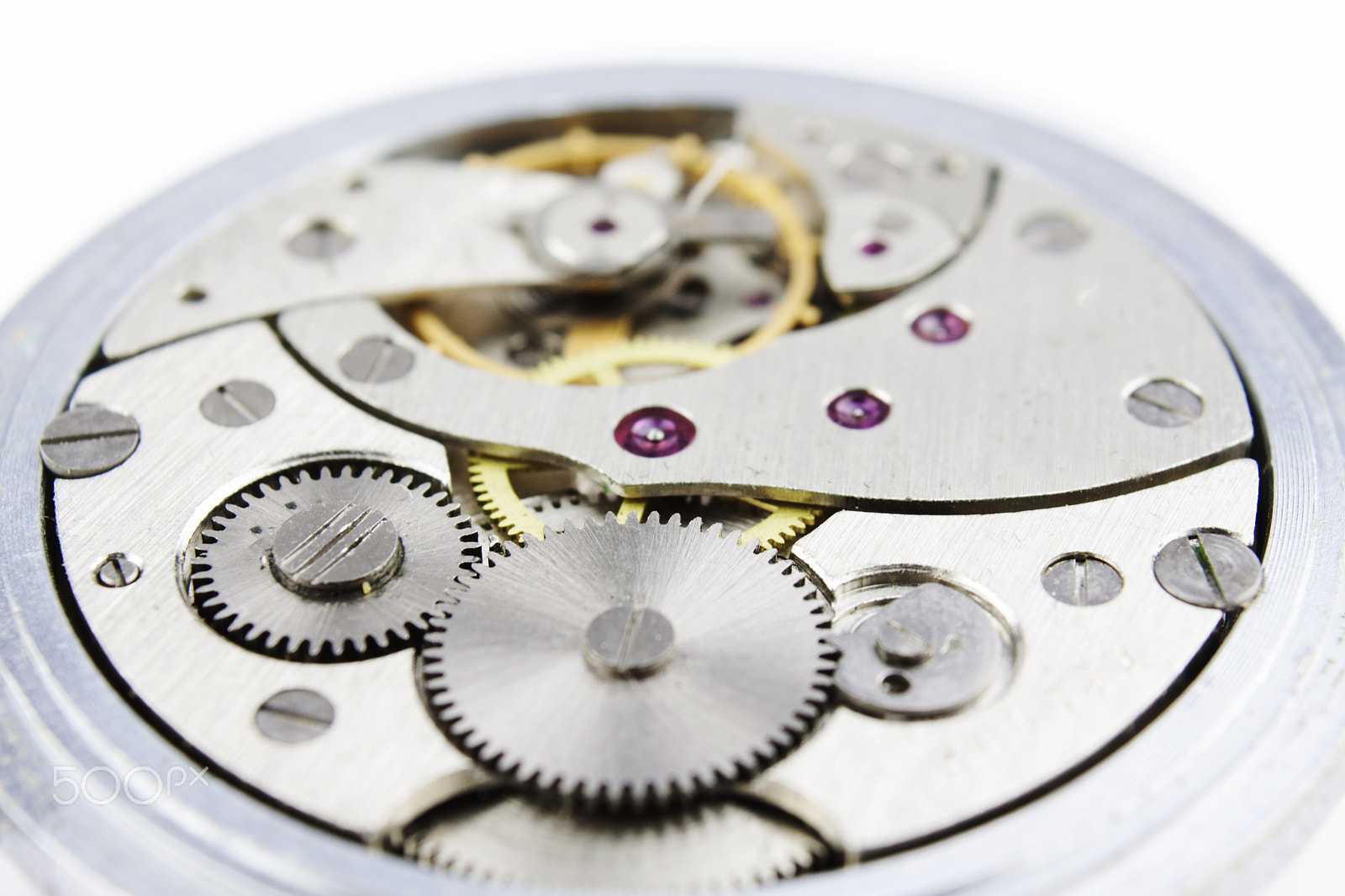 Canon EF-S 18-55mm F3.5-5.6 III sample photo. The internal clock mechanism photography