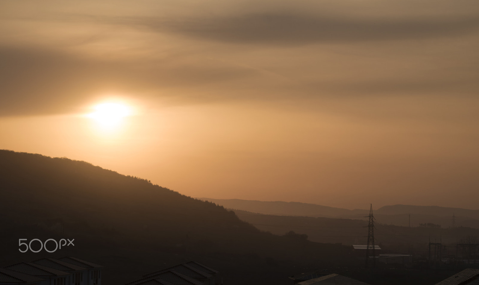 Canon EOS 760D (EOS Rebel T6s / EOS 8000D) sample photo. Foggy sunset photography