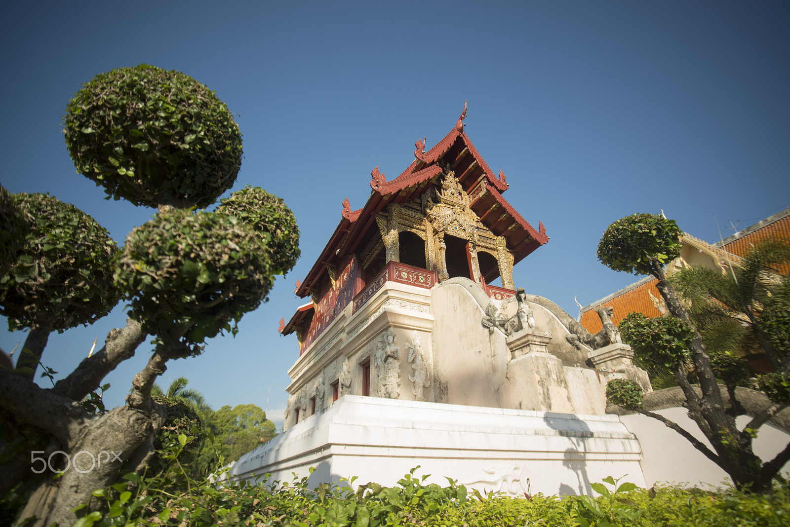 Sigma 17-35mm F2.8-4 EX DG  Aspherical HSM sample photo. Asia thailand chiang wat chedi luang photography
