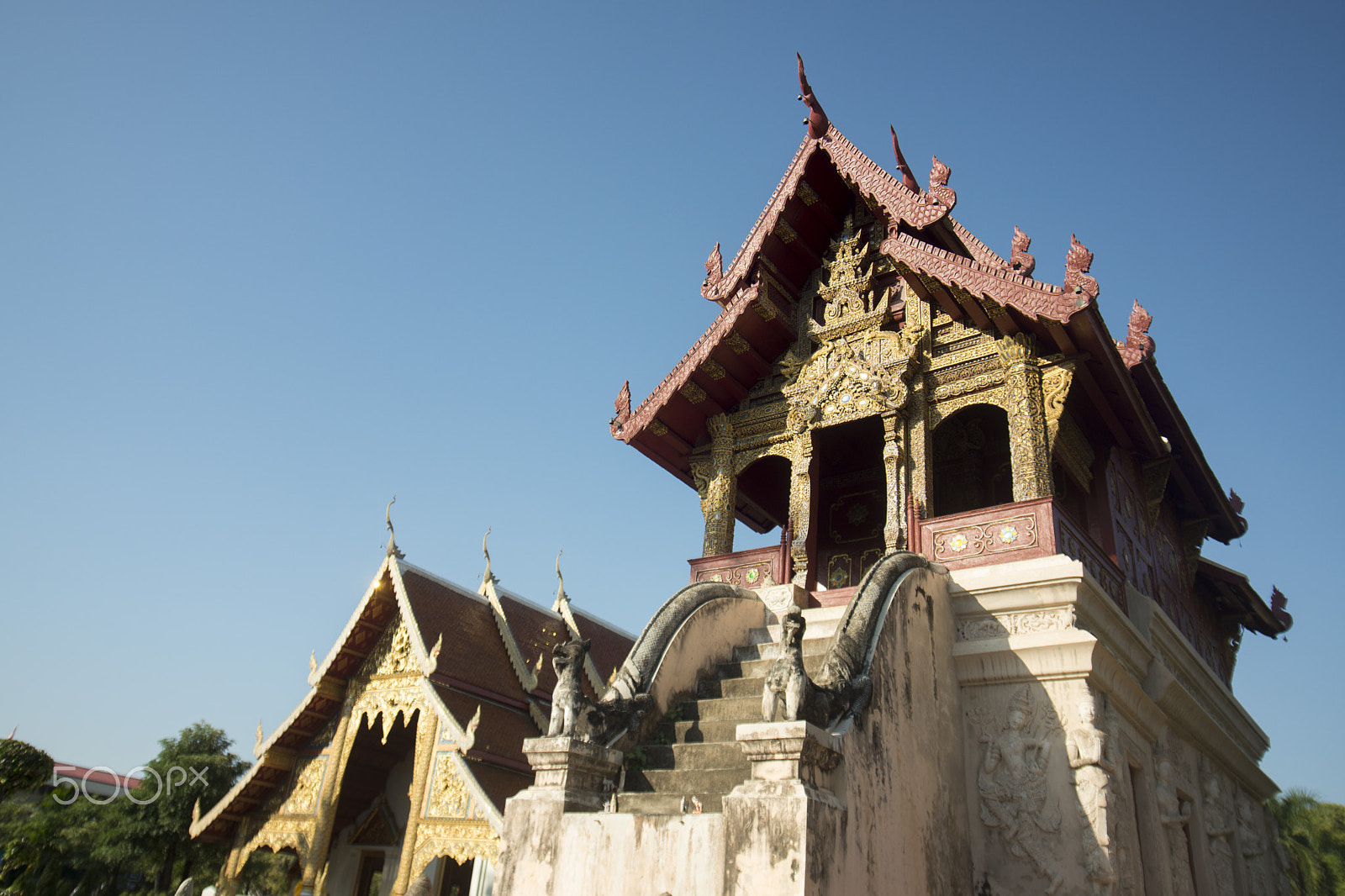 Sigma 17-35mm F2.8-4 EX DG  Aspherical HSM sample photo. Asia thailand chiang wat chedi luang photography