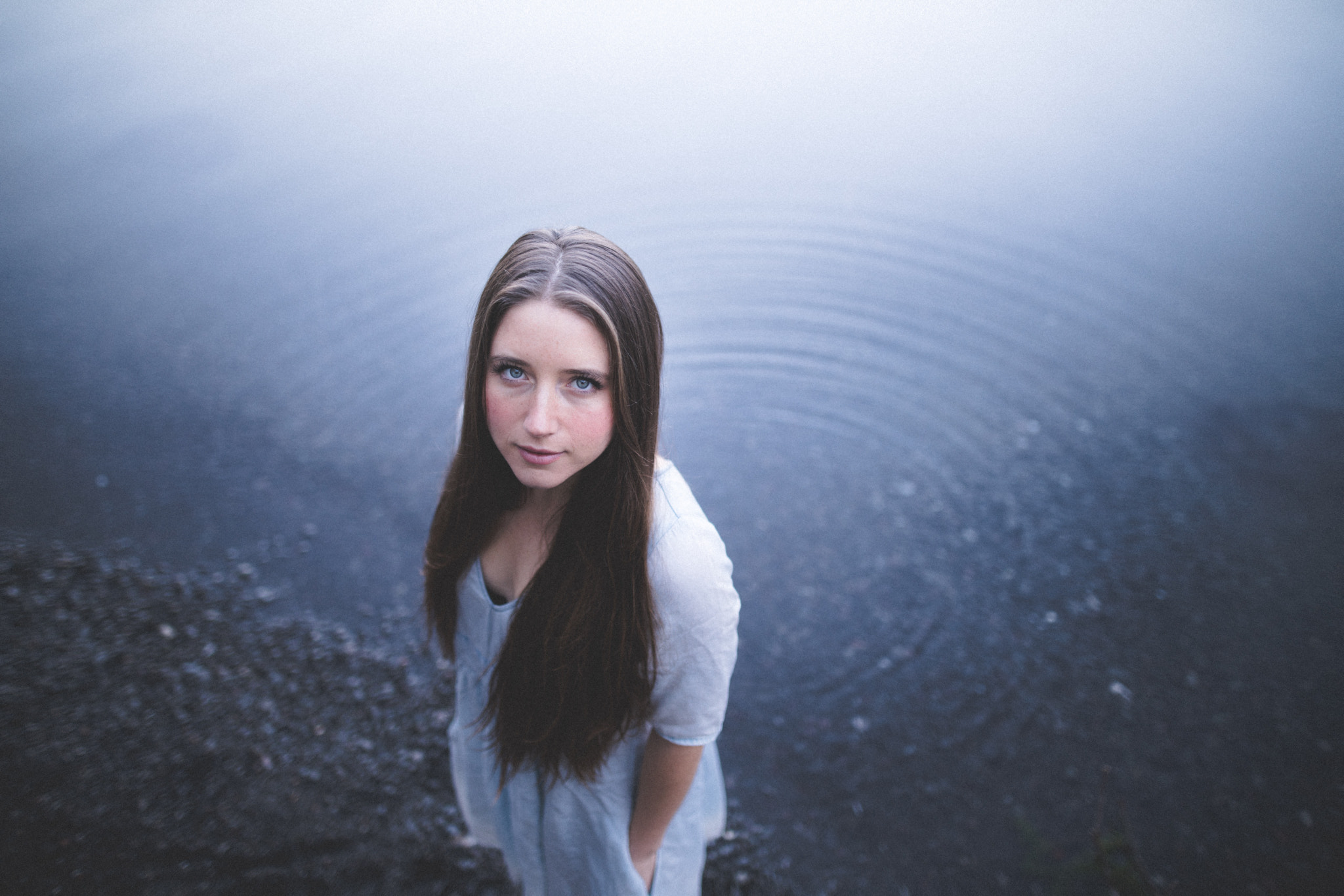 Sony a7R II + Sigma 24mm F1.4 DG HSM Art sample photo. Ripples on the lake photography