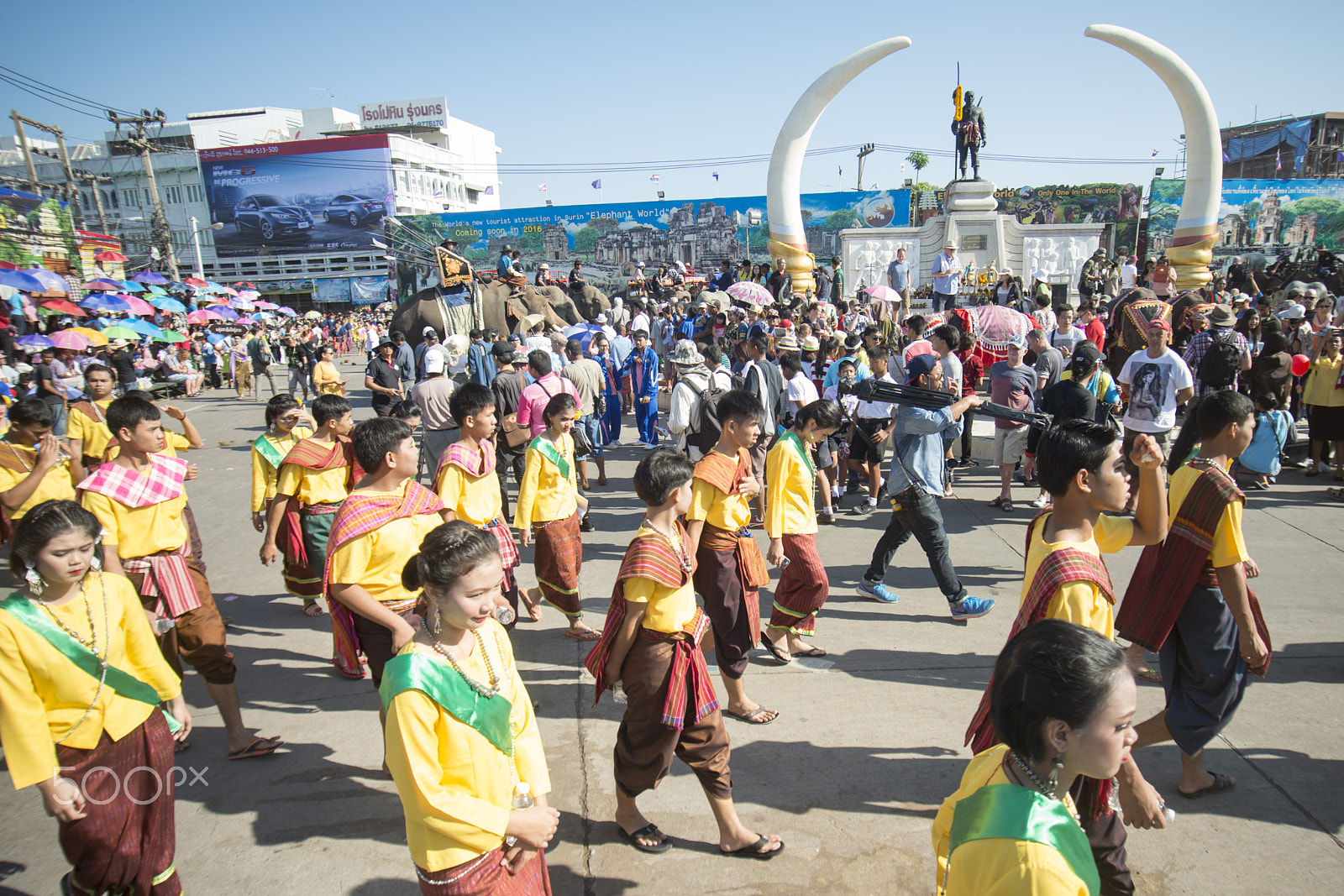 Nikon D800 + Sigma 17-35mm F2.8-4 EX DG  Aspherical HSM sample photo. Thailand surin elephant round up festival photography