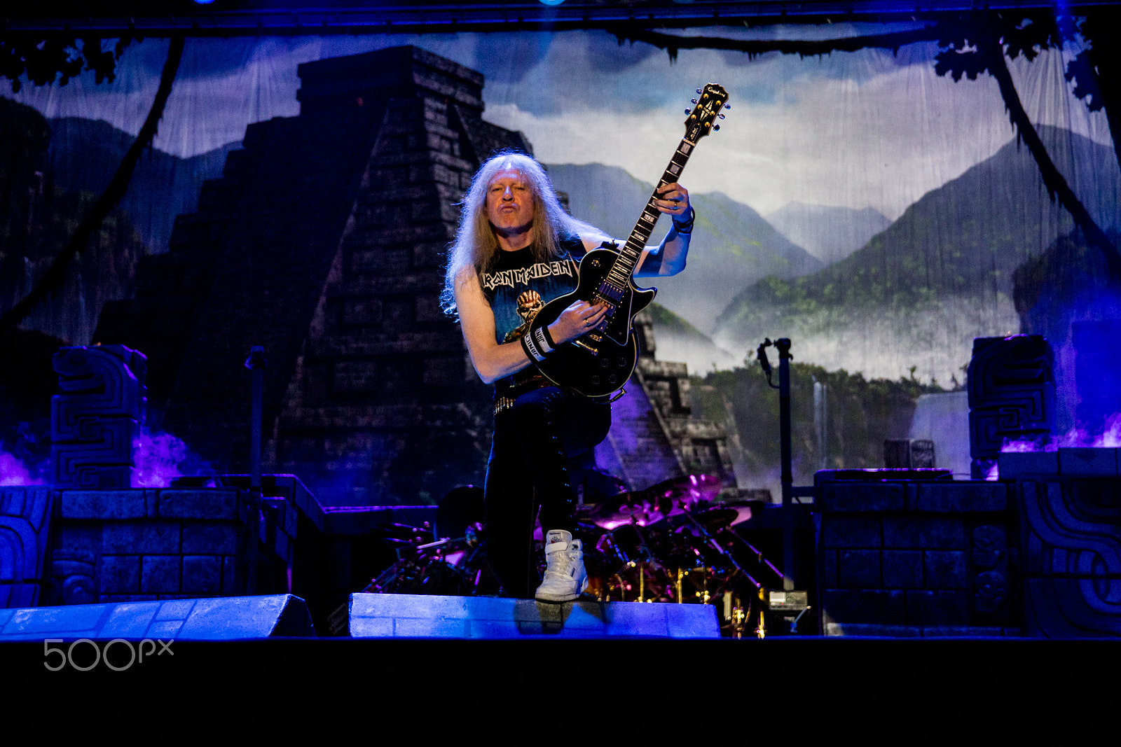 Canon EOS 100D (EOS Rebel SL1 / EOS Kiss X7) sample photo. Iron maiden, estadio nacional, santiago, chile photography