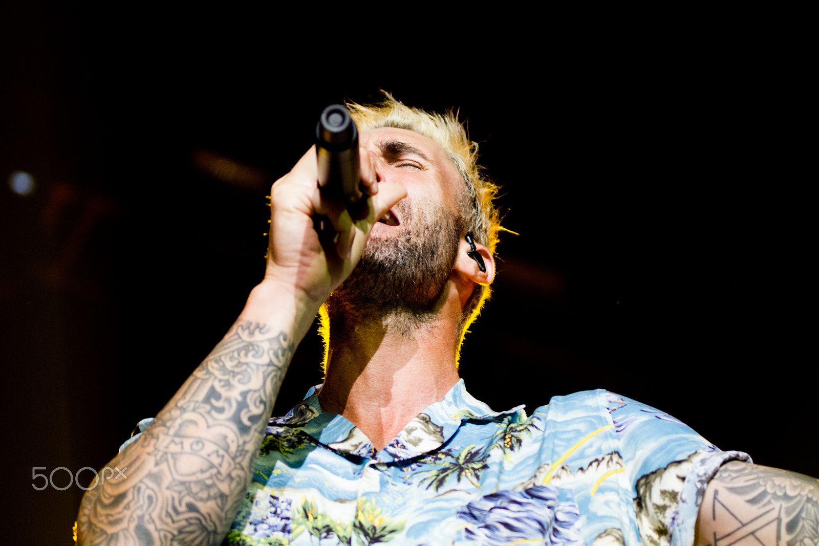 Canon EOS 100D (EOS Rebel SL1 / EOS Kiss X7) sample photo. Maroon 5 concert santiago chile photography