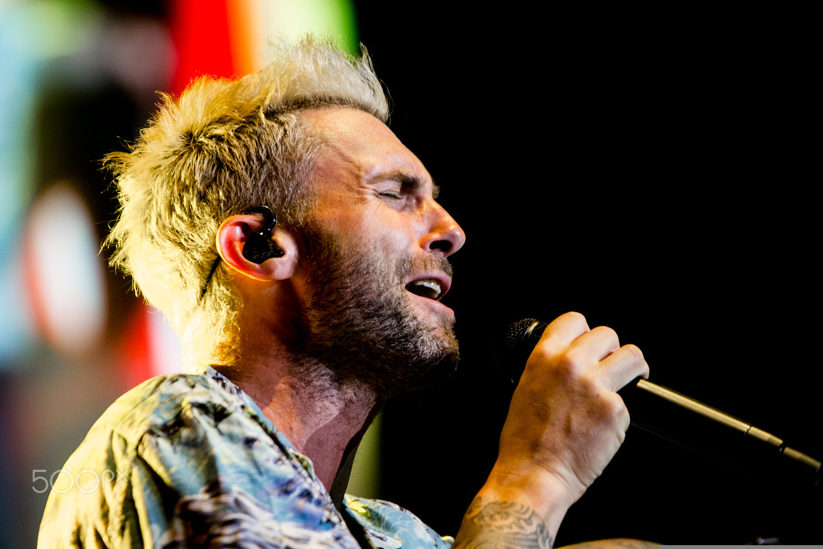 Sigma 70-200mm F2.8 EX DG OS HSM sample photo. Maroon 5 concert santiago chile photography