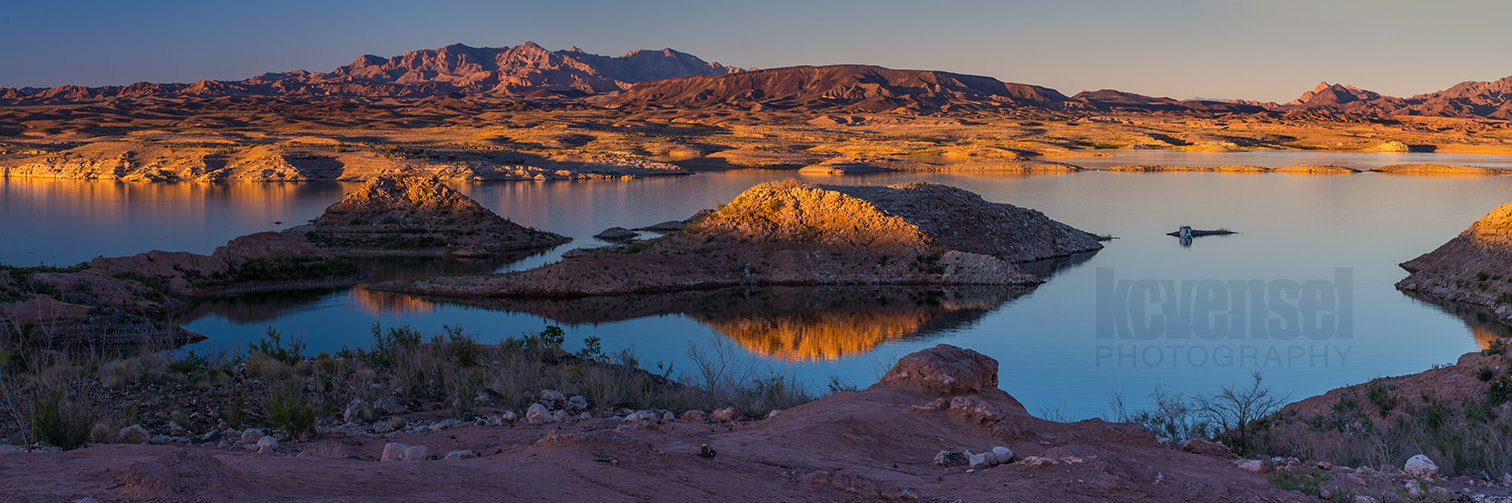 Pentax K-5 II + Pentax smc FA 50mm F1.4 sample photo. Lake mead pano photography