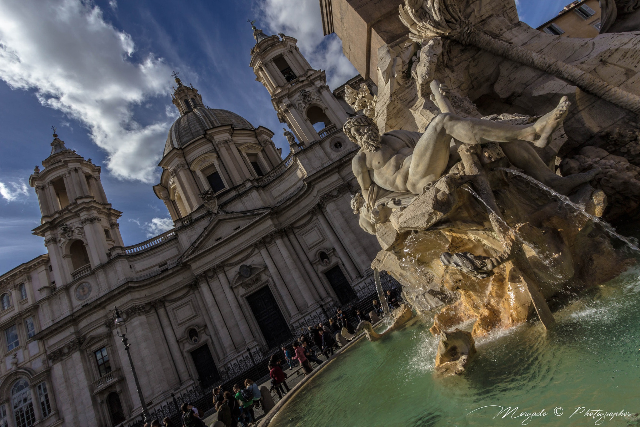 Canon EF-S 10-22mm F3.5-4.5 USM sample photo. Piazza navona roma photography
