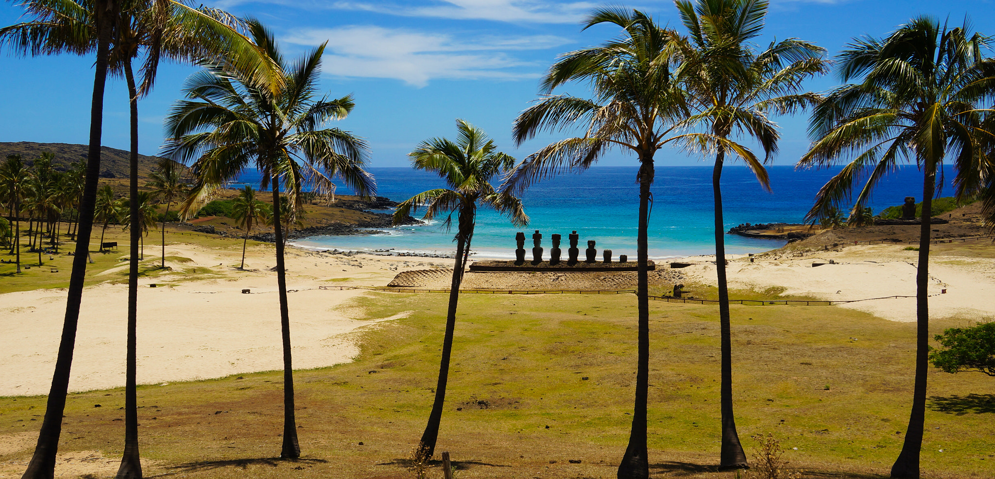 Sony E 18-200mm F3.5-6.3 OSS sample photo. Anakena beach - easter island photography