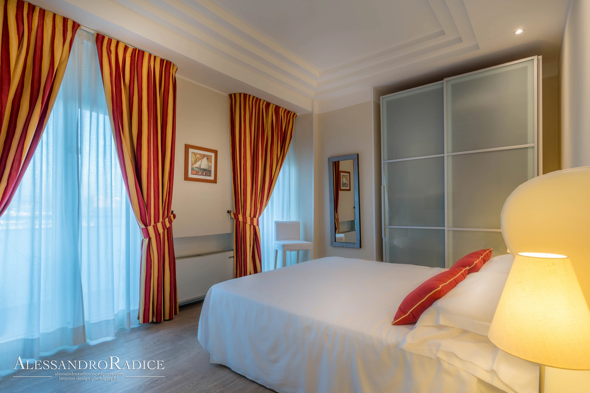 Nikon D800 + Nikon PC-E Nikkor 24mm F3.5D ED Tilt-Shift sample photo. Luxury hotel room in riccione, italy photography