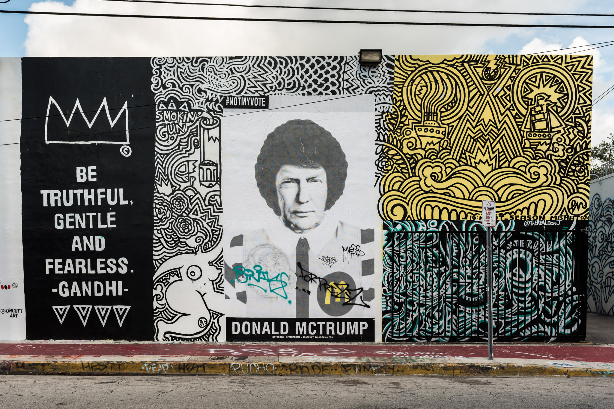 Nikon D750 + AF-S Nikkor 35mm f/1.8G sample photo. Miami street art photography