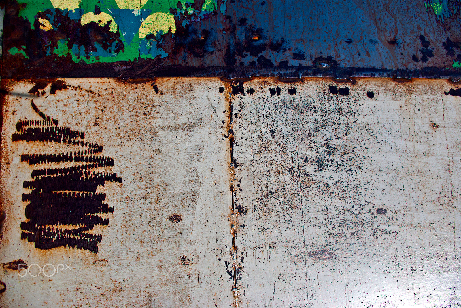 Pentax K-m (K2000) sample photo. Colored grunge iron background photography