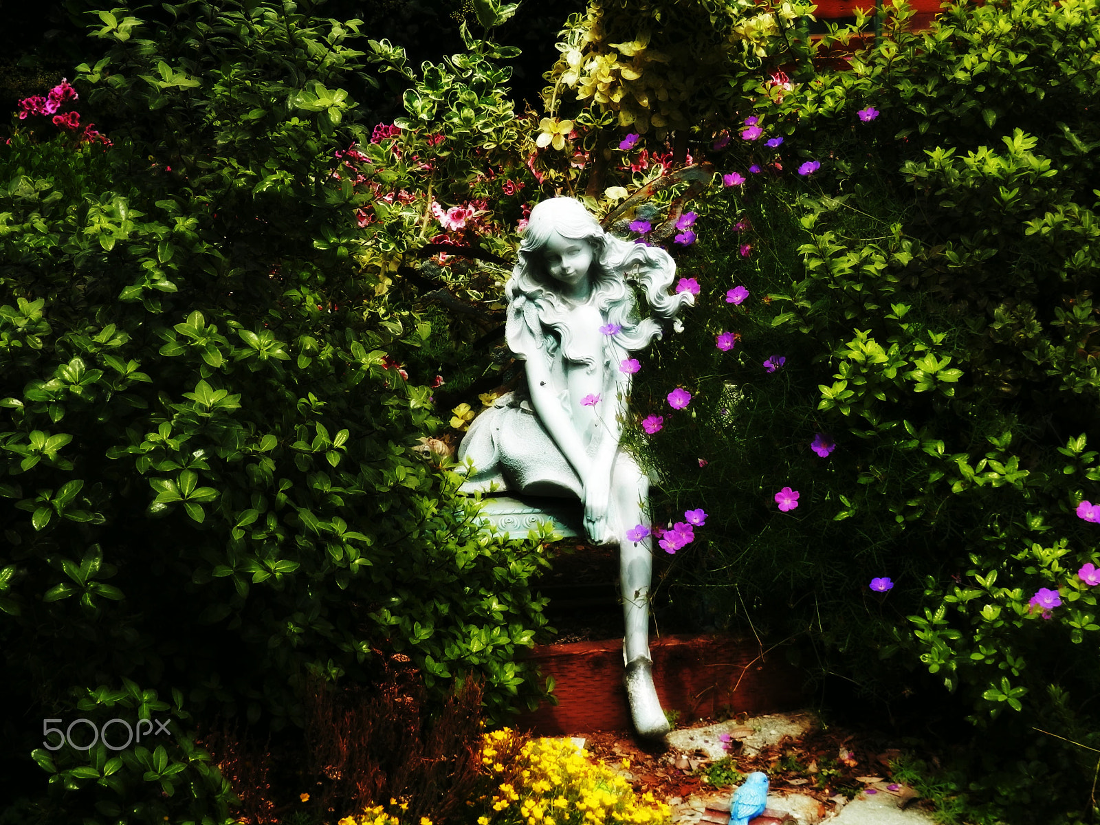 Olympus SZ-12 sample photo. Secret garden photography