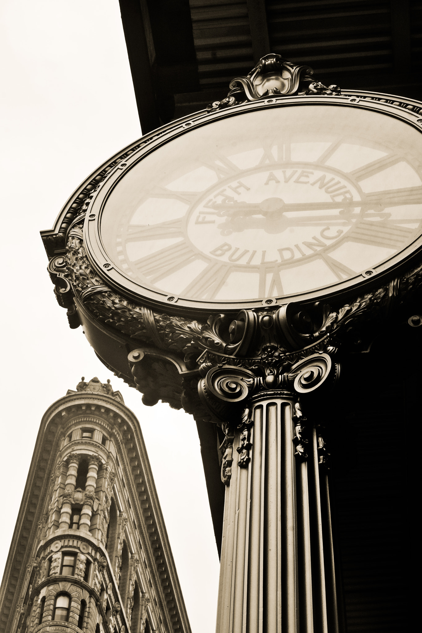 Sony SLT-A77 + Minolta AF 50mm F1.4 [New] sample photo. Clock & the flat iron photography