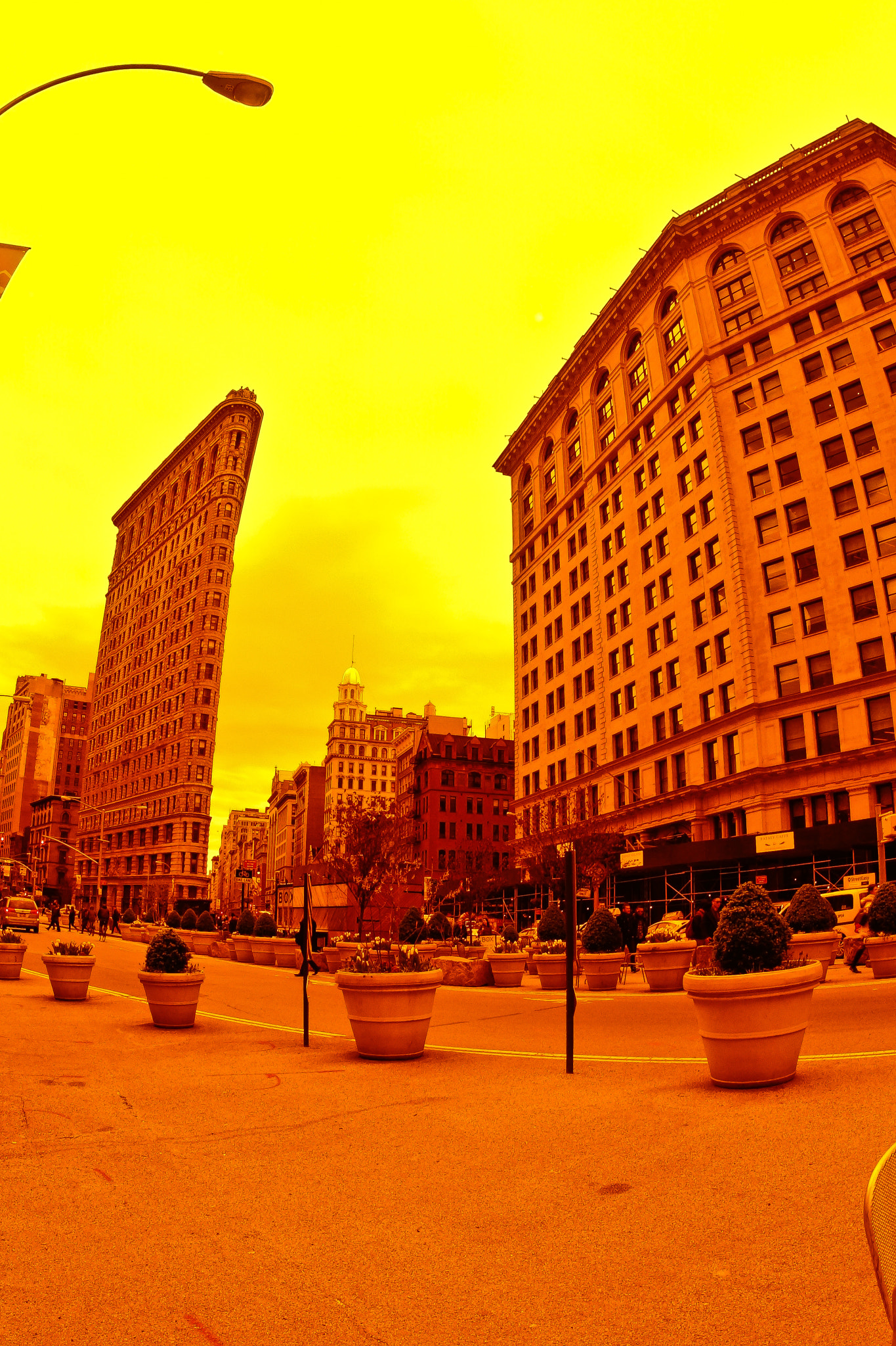 Sony a99 II + Sony 16mm F2.8 Fisheye sample photo. Towards the flat iron photography