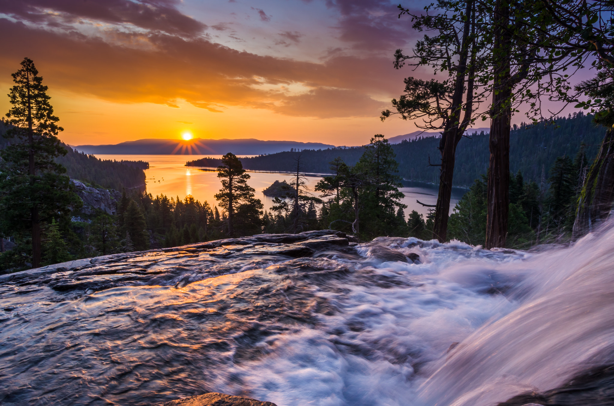 Pentax K-5 + Pentax smc DA 15mm F4 ED AL Limited sample photo. Sunrise at eagle falls photography