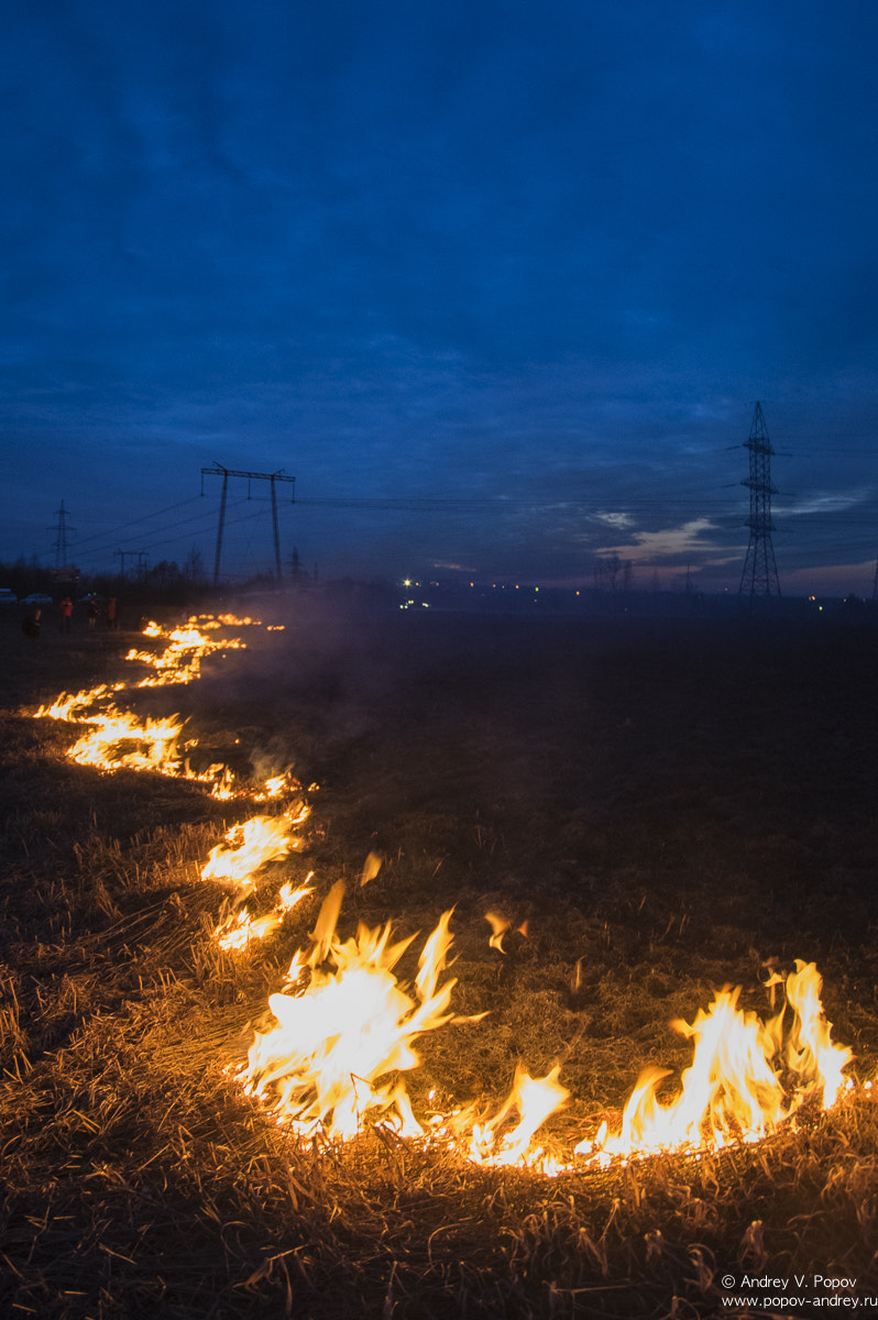 Pentax K-3 sample photo. Fire photography