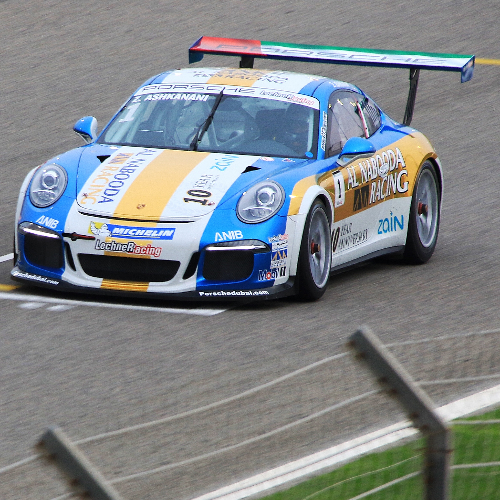 Canon 18-300mm sample photo. No 1 zaid ashkanani from kuwait gt3cup in bahrain international circuit 2016 photography