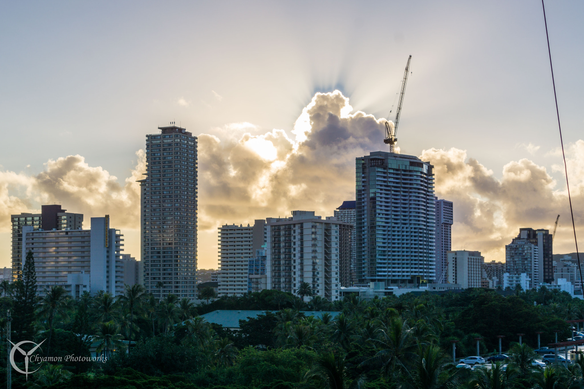 Sony a6000 + Sony FE 24-240mm F3.5-6.3 OSS sample photo. Sunrise towers photography