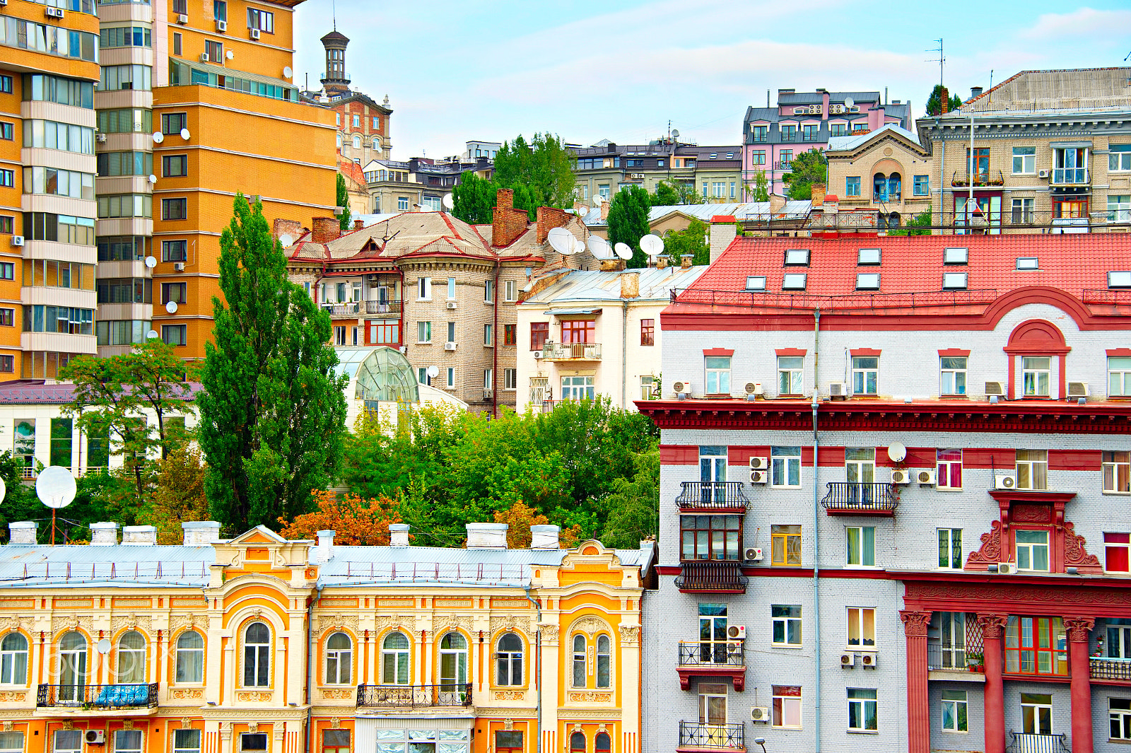 Nikon Df sample photo. Kiev old town, ukraine photography