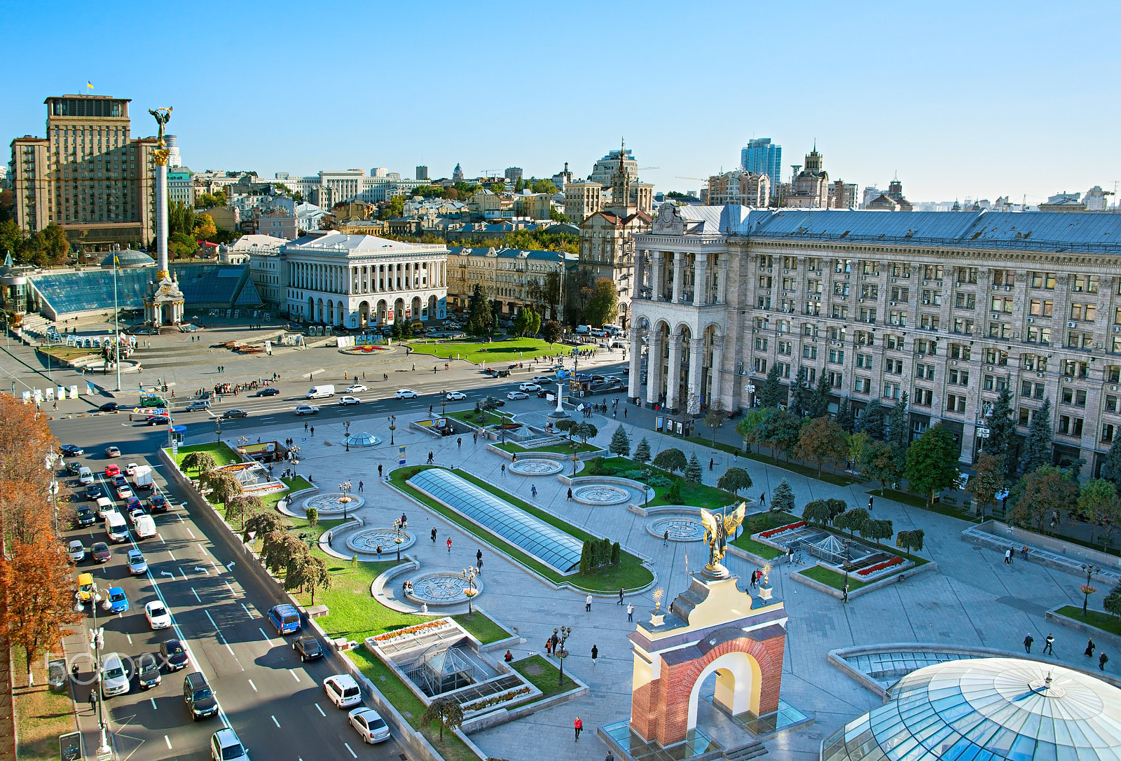 Nikon Df sample photo. Kiev city center, ukraine photography