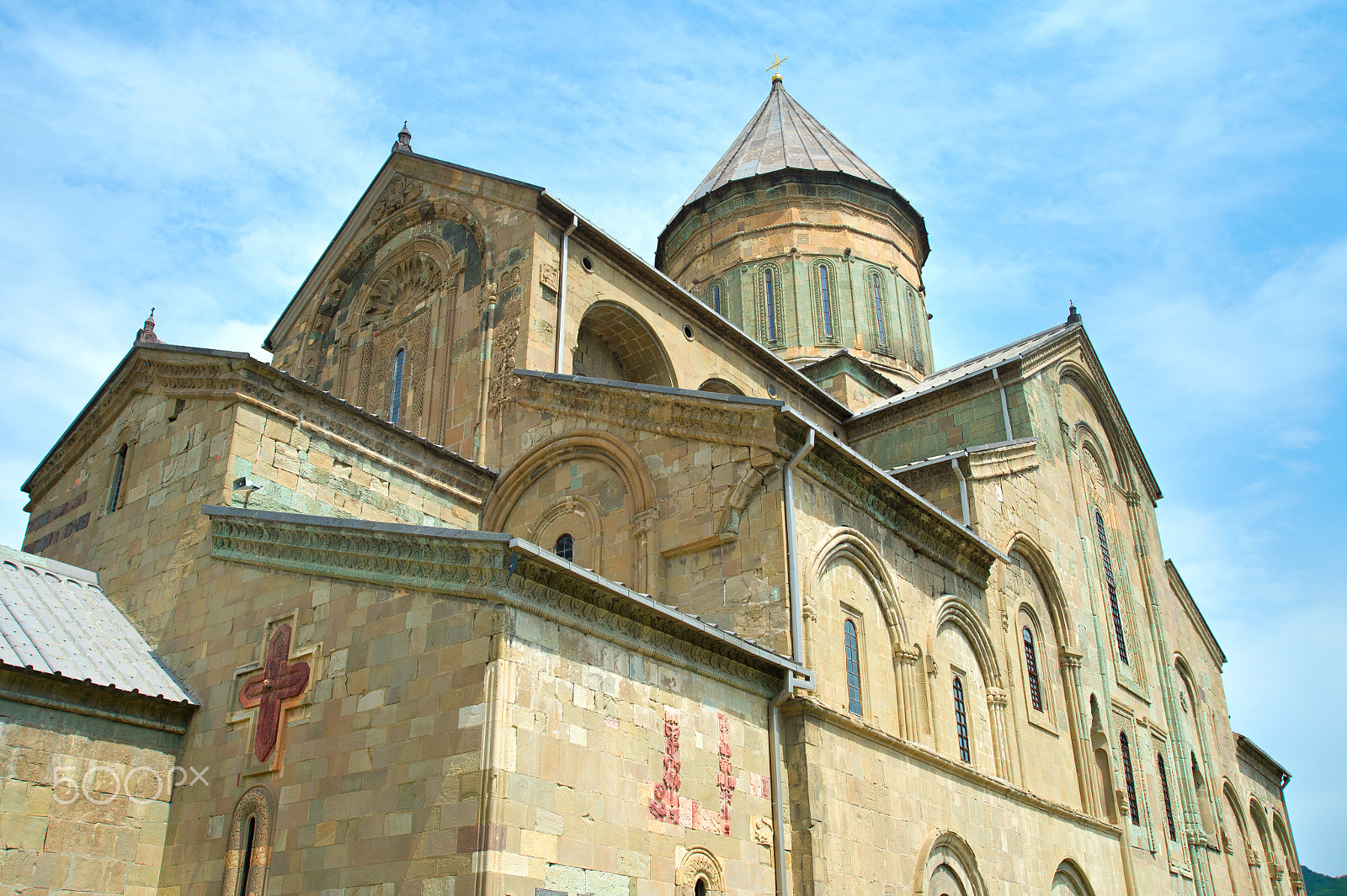AF Zoom-Nikkor 28-80mm f/3.3-5.6G sample photo. Svetitskhoveli cathedral, georgia photography
