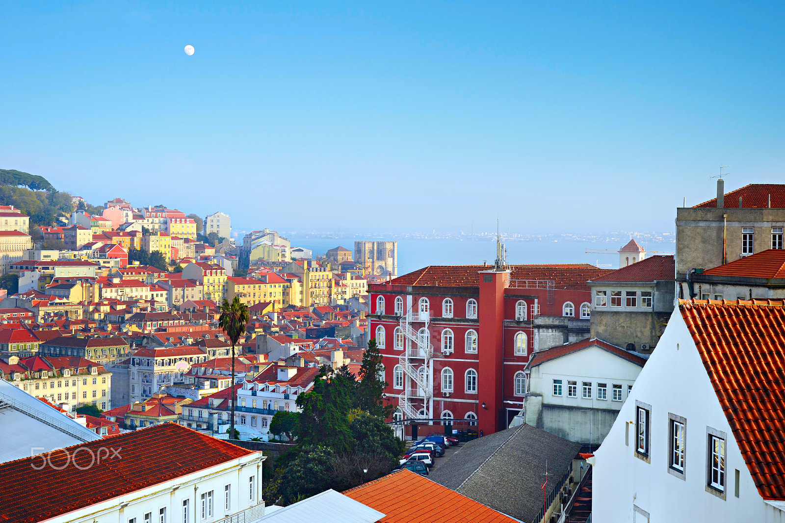 AF Zoom-Nikkor 28-80mm f/3.3-5.6G sample photo. Lisbon traditional architecture, portugal photography
