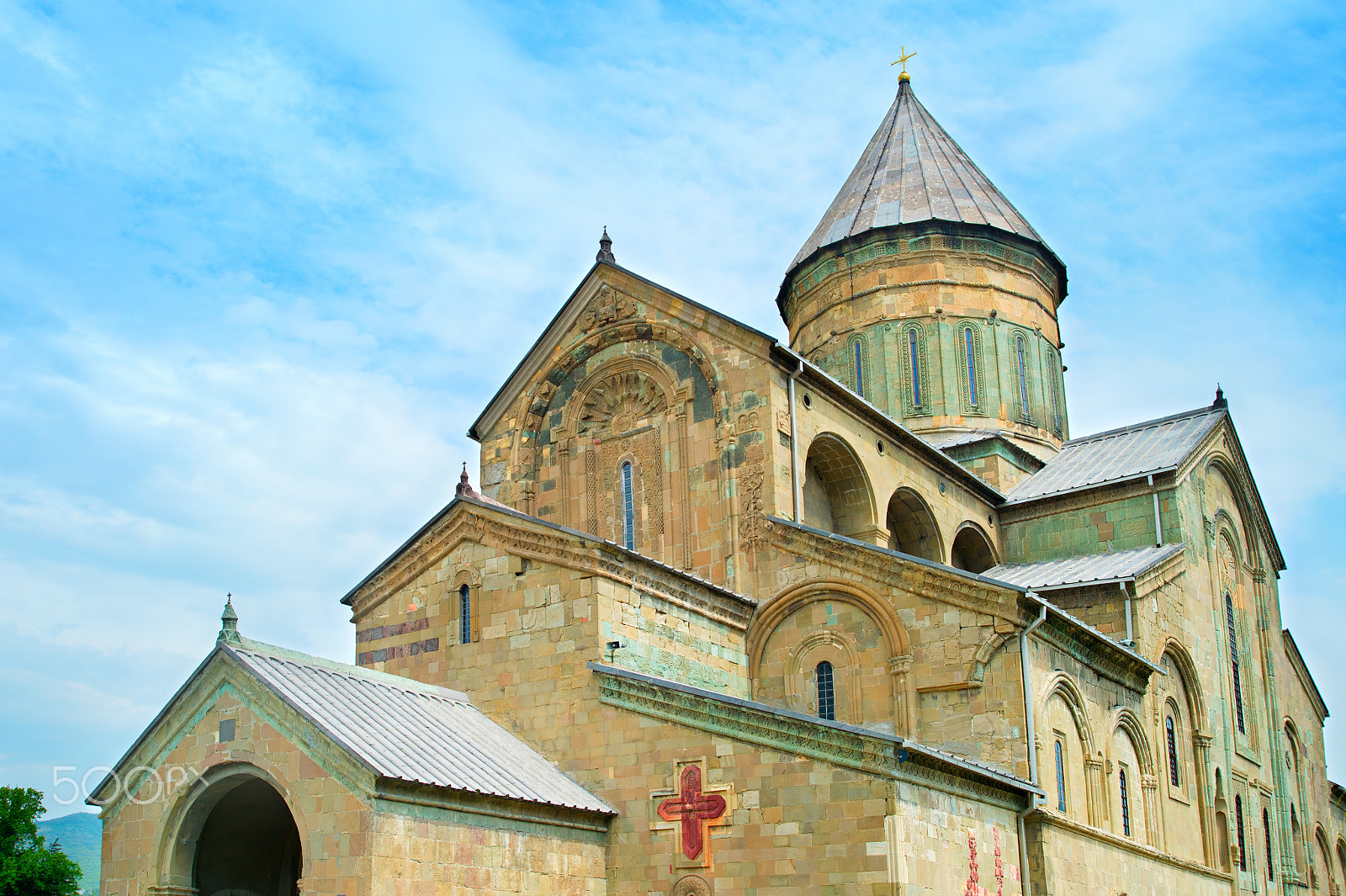 AF Zoom-Nikkor 28-80mm f/3.3-5.6G sample photo. Svetitskhoveli cathedral, georgia photography