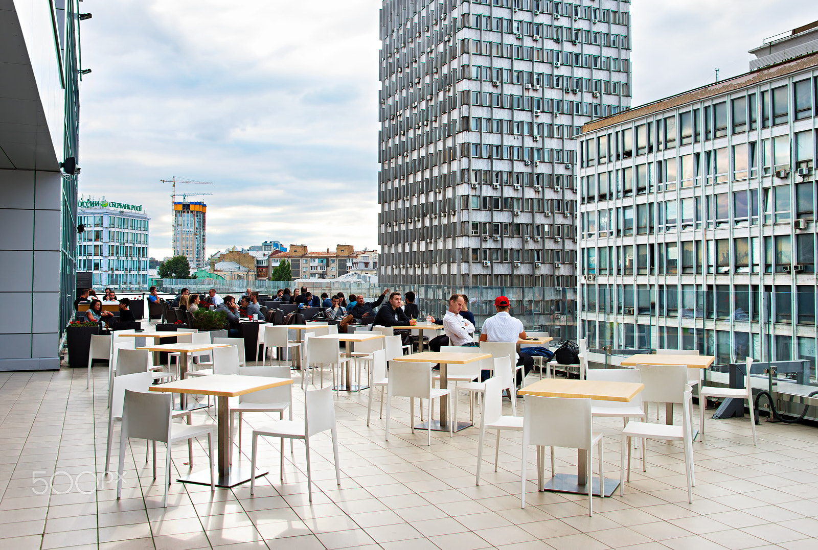 Nikon Df sample photo. Rooftop restaurant photography