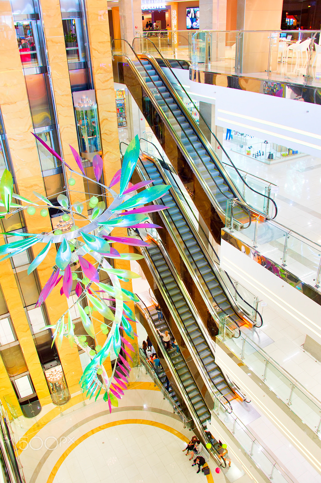 Nikon Df sample photo. Shopping mall interior photography