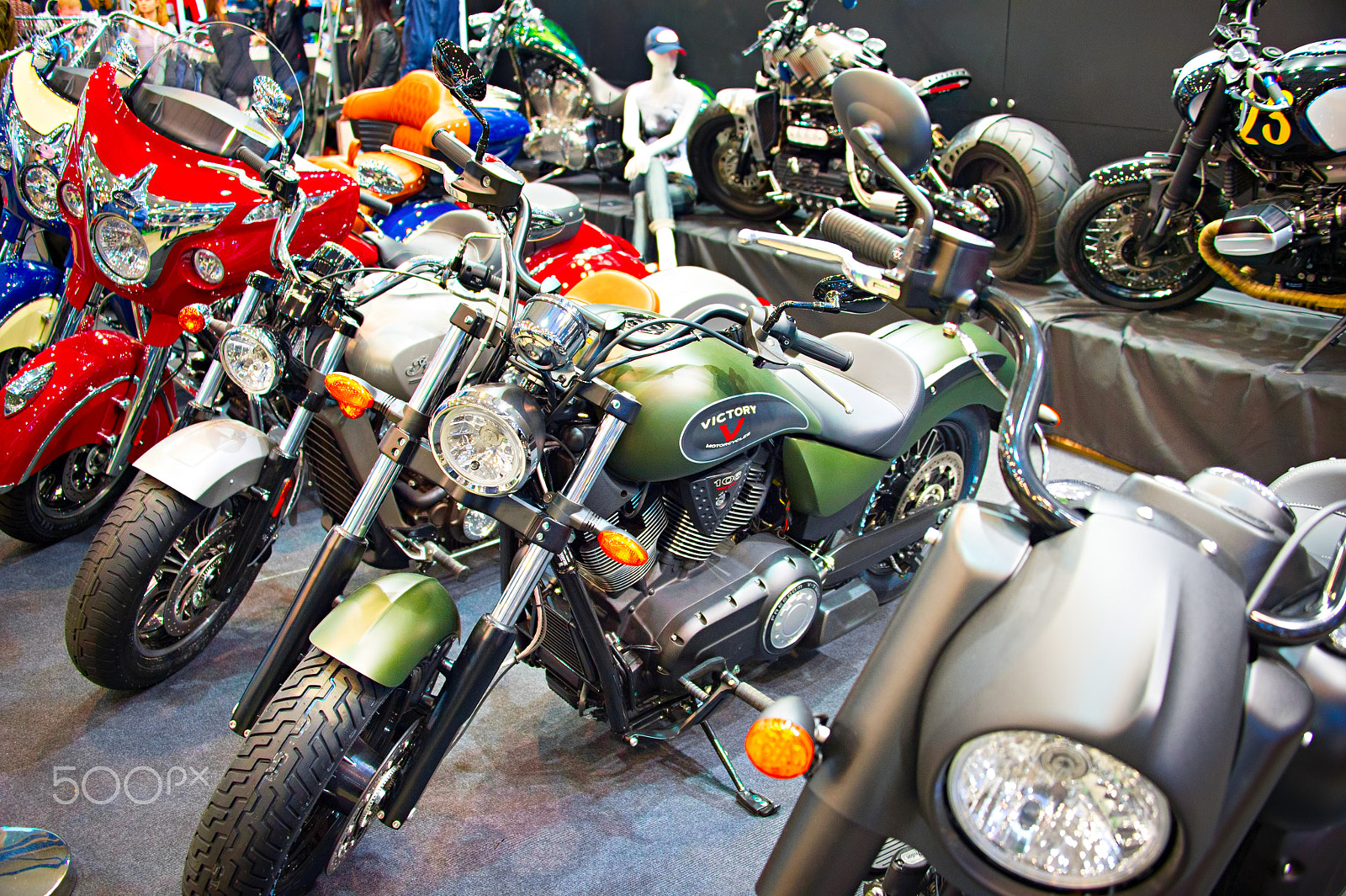 Nikon Df sample photo. Retro motorcycles at motor show photography