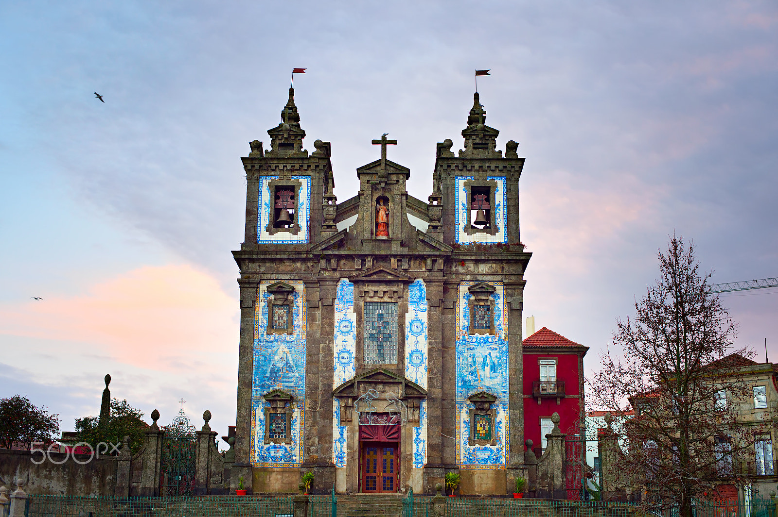 Nikon Df + Nikon AF Nikkor 50mm F1.4D sample photo. Saint ildefonso church, porto photography