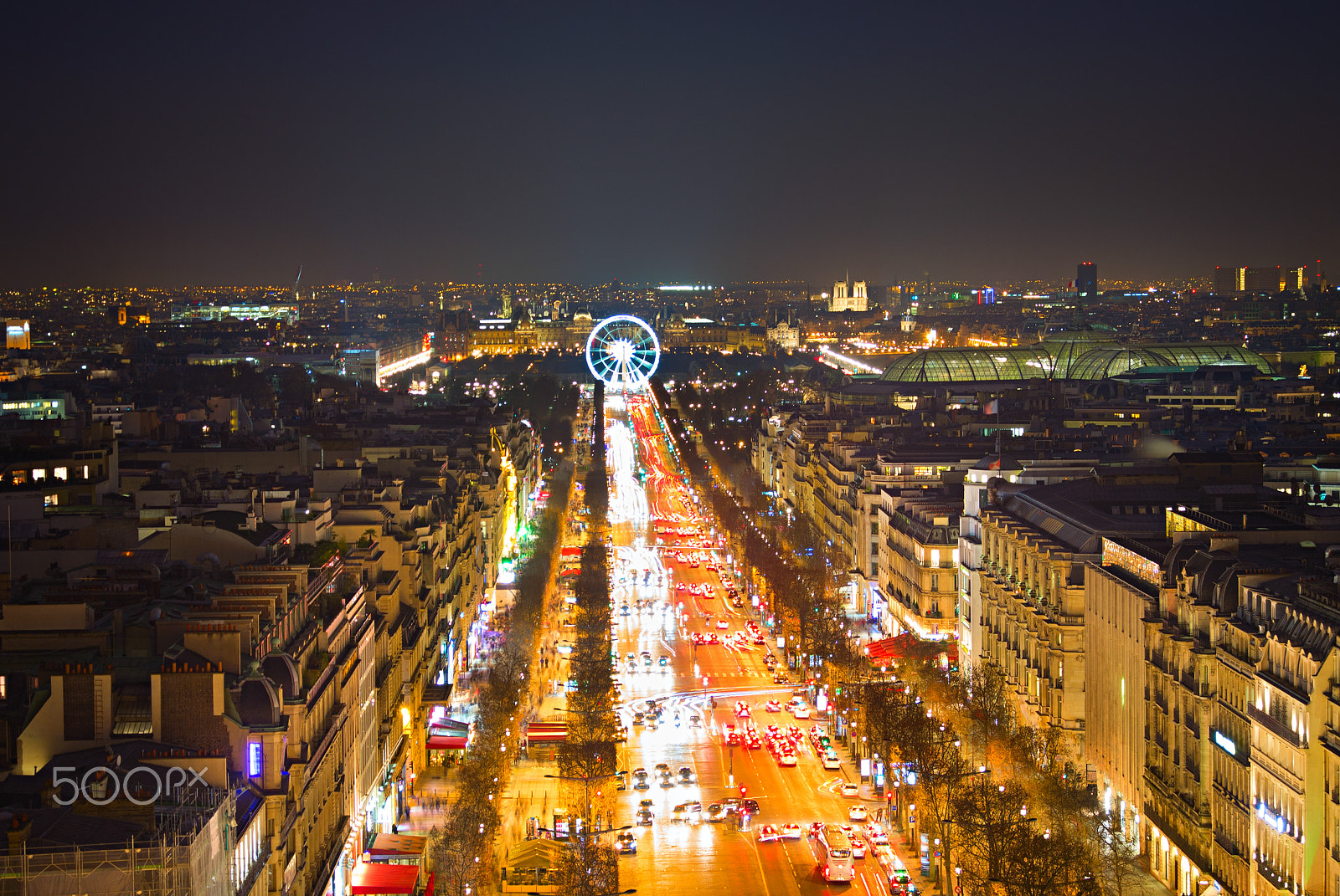 AF Zoom-Nikkor 28-80mm f/3.3-5.6G sample photo. Skyline of paris, france photography