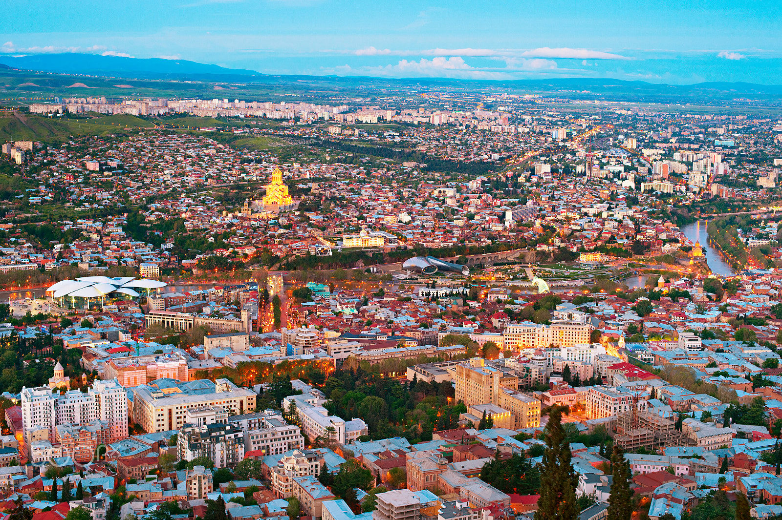 Nikon Df + Nikon AF Nikkor 50mm F1.4D sample photo. Tbilisi overlooking, georgia photography