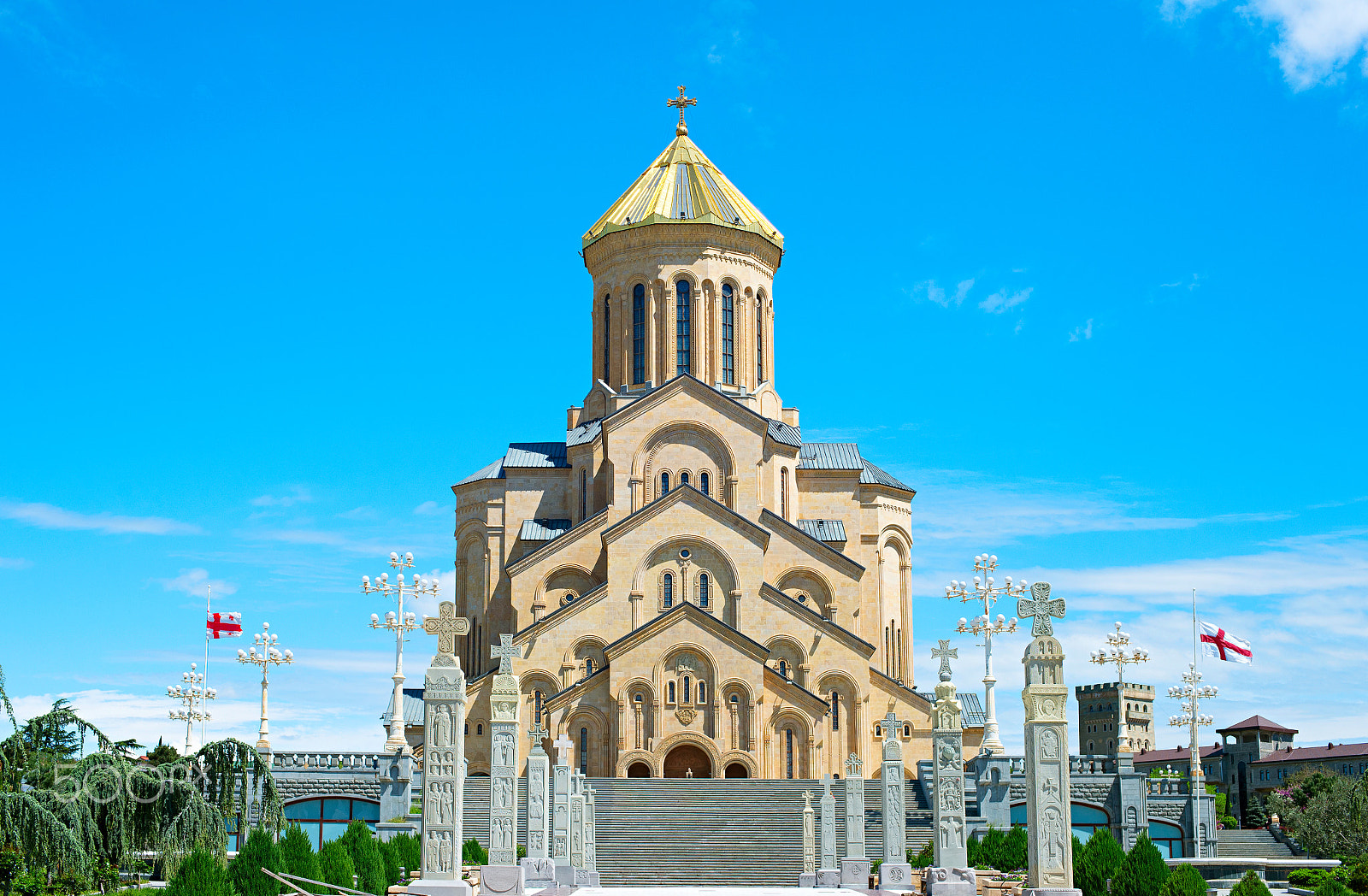 Nikon Df + Nikon AF Nikkor 50mm F1.4D sample photo. Sameba church, tbilisi photography