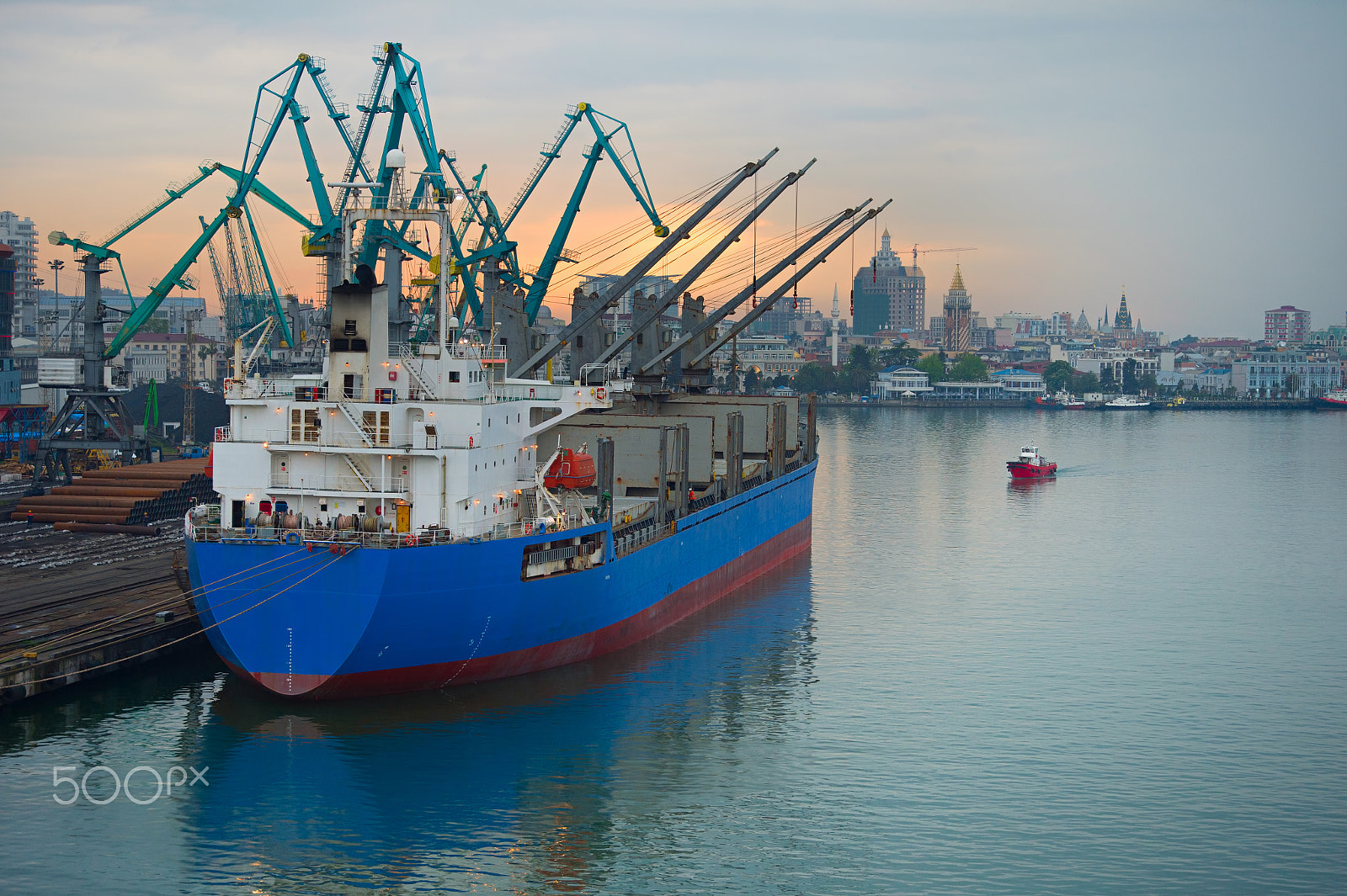AF Zoom-Nikkor 28-80mm f/3.3-5.6G sample photo. Cargo port, georgia photography