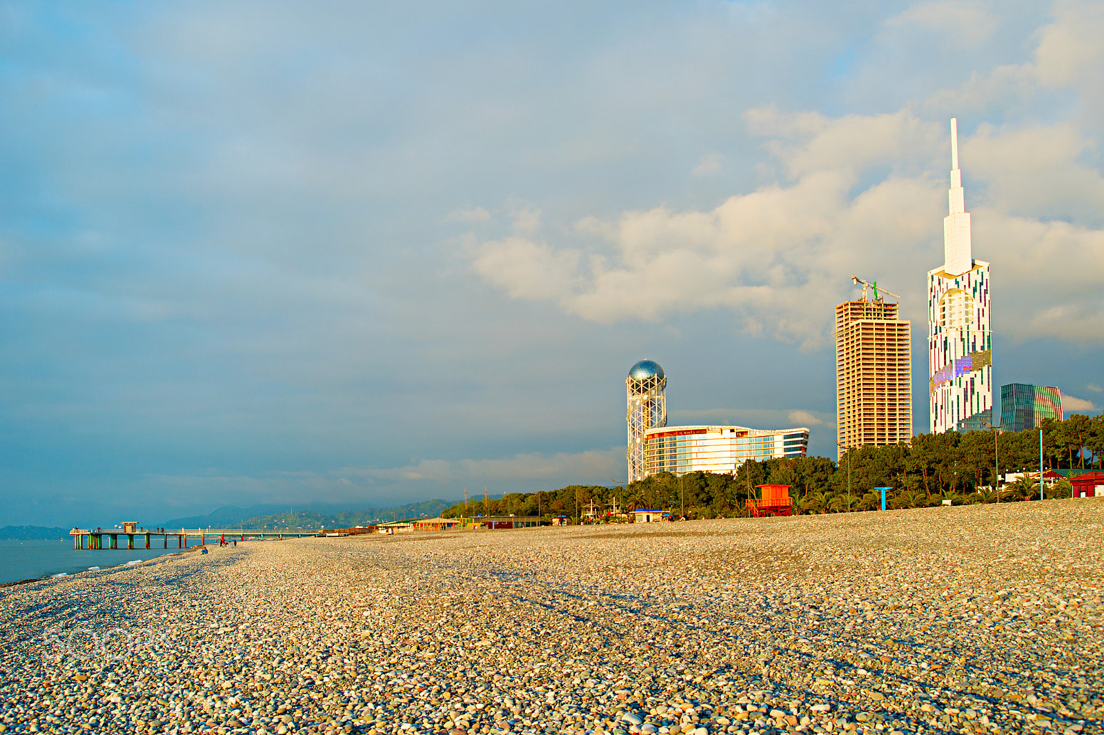 Nikon Df + AF Zoom-Nikkor 28-80mm f/3.3-5.6G sample photo. Batumi beach, georgia photography