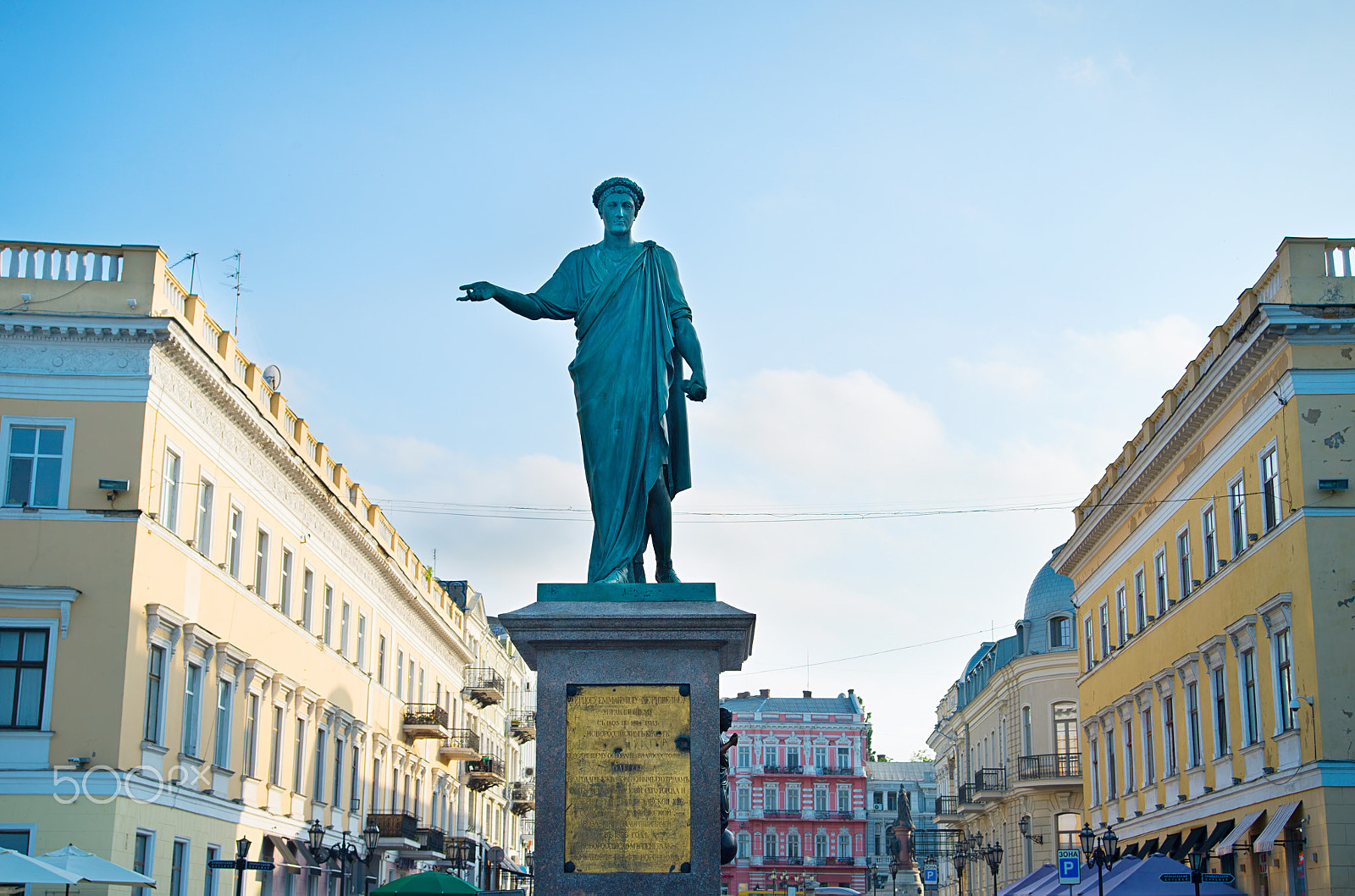 AF Zoom-Nikkor 28-80mm f/3.3-5.6G sample photo. Duke richelieu statue, odessa photography