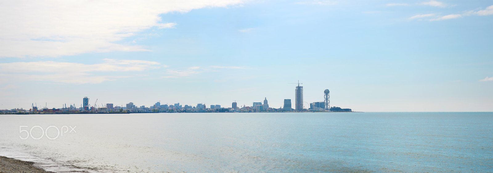 AF Zoom-Nikkor 28-80mm f/3.3-5.6G sample photo. Batumi skyline, georgia photography