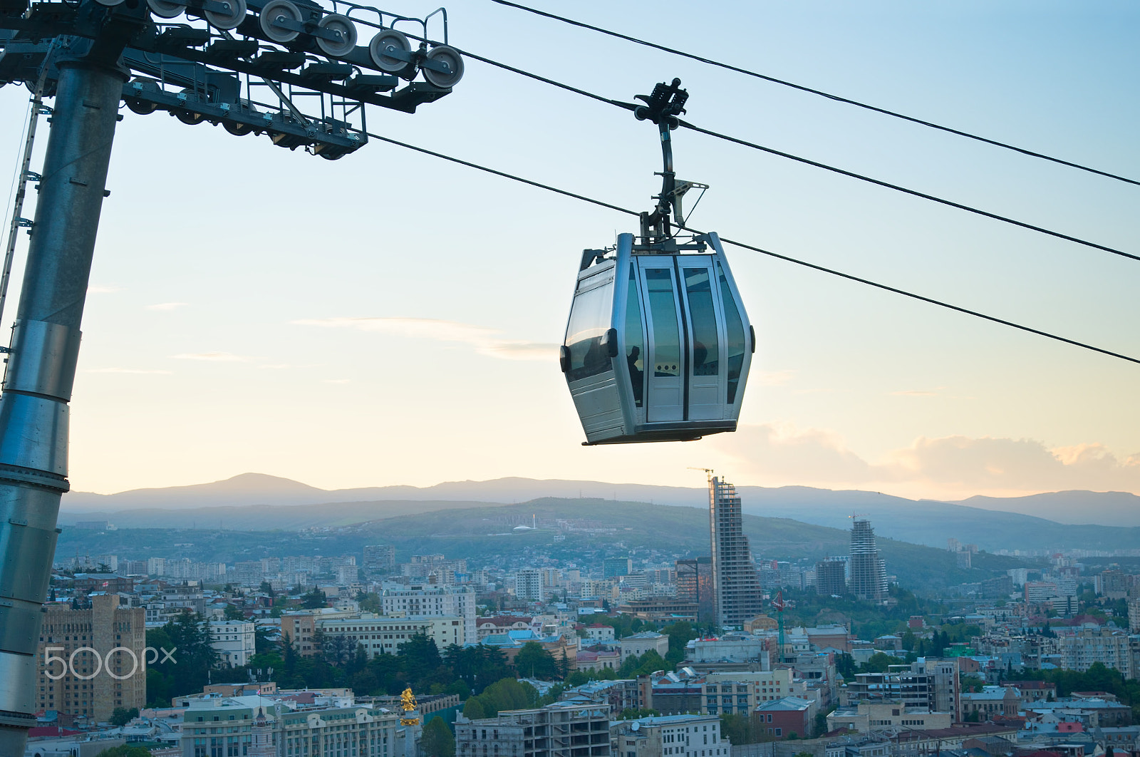 AF Zoom-Nikkor 28-80mm f/3.3-5.6G sample photo. Funicular in tbilisi, georgia photography