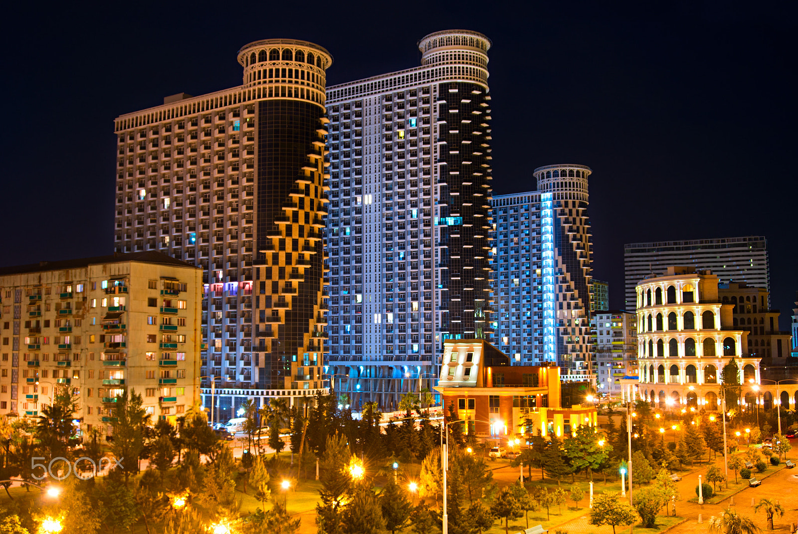 AF Zoom-Nikkor 28-80mm f/3.3-5.6G sample photo. Batumi development, georgia photography