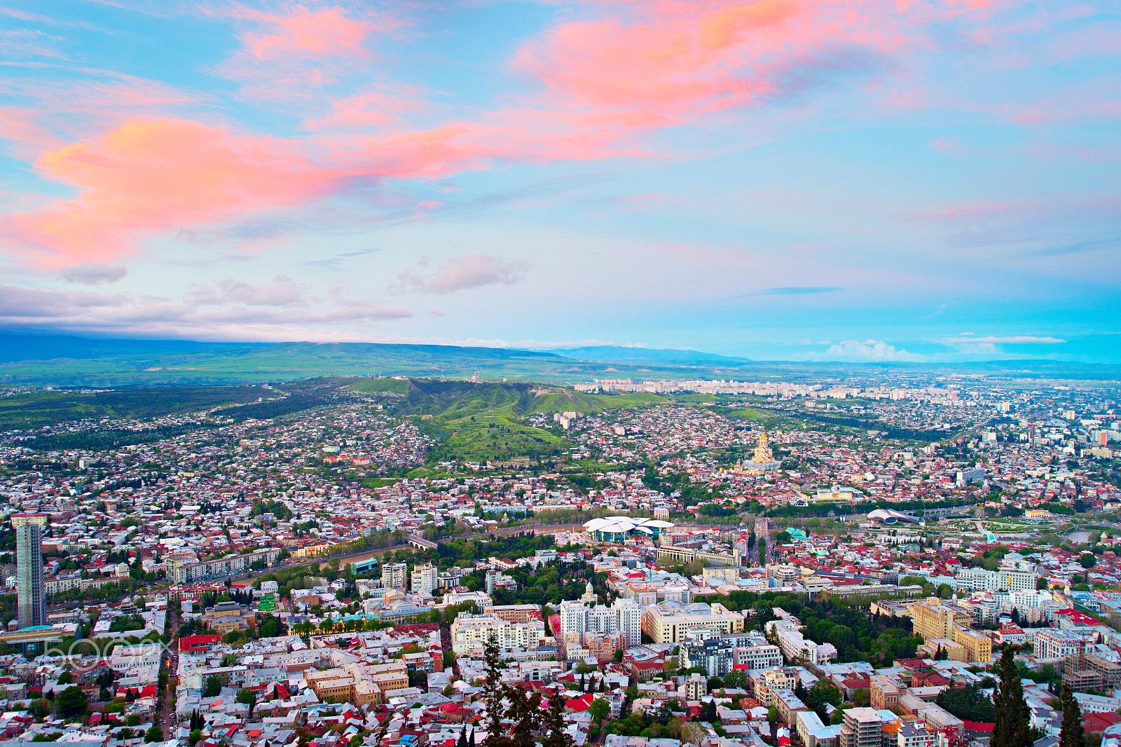 AF Zoom-Nikkor 28-80mm f/3.3-5.6G sample photo. Tbilisi overlooking, georgia photography